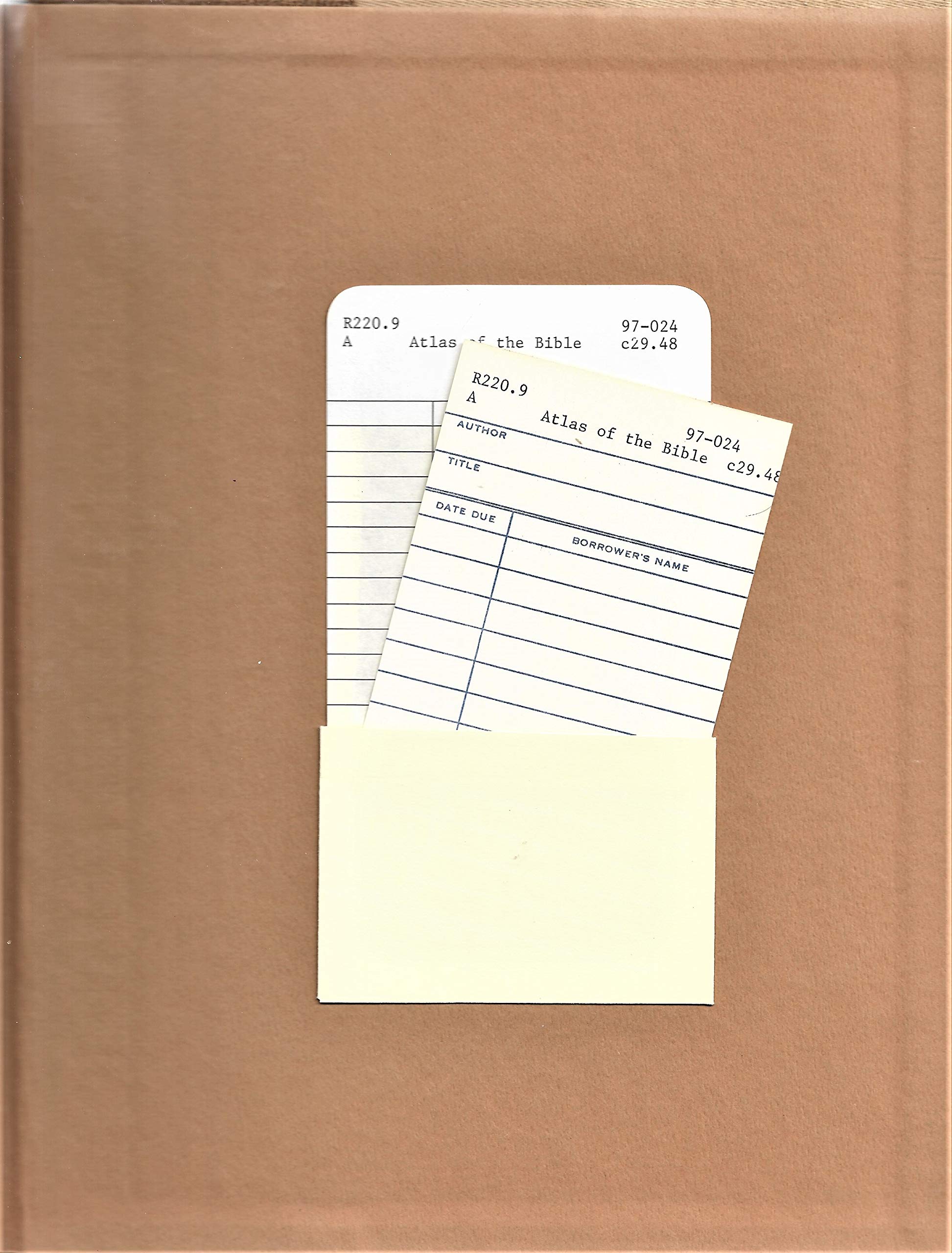 Atlas of the Bible: An Illustrated Guide to the Holy Land (Readers Digest) used book depot