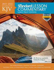 KJV Standard Lesson Commentary® Large Print Edition 2021-2022 used book depot