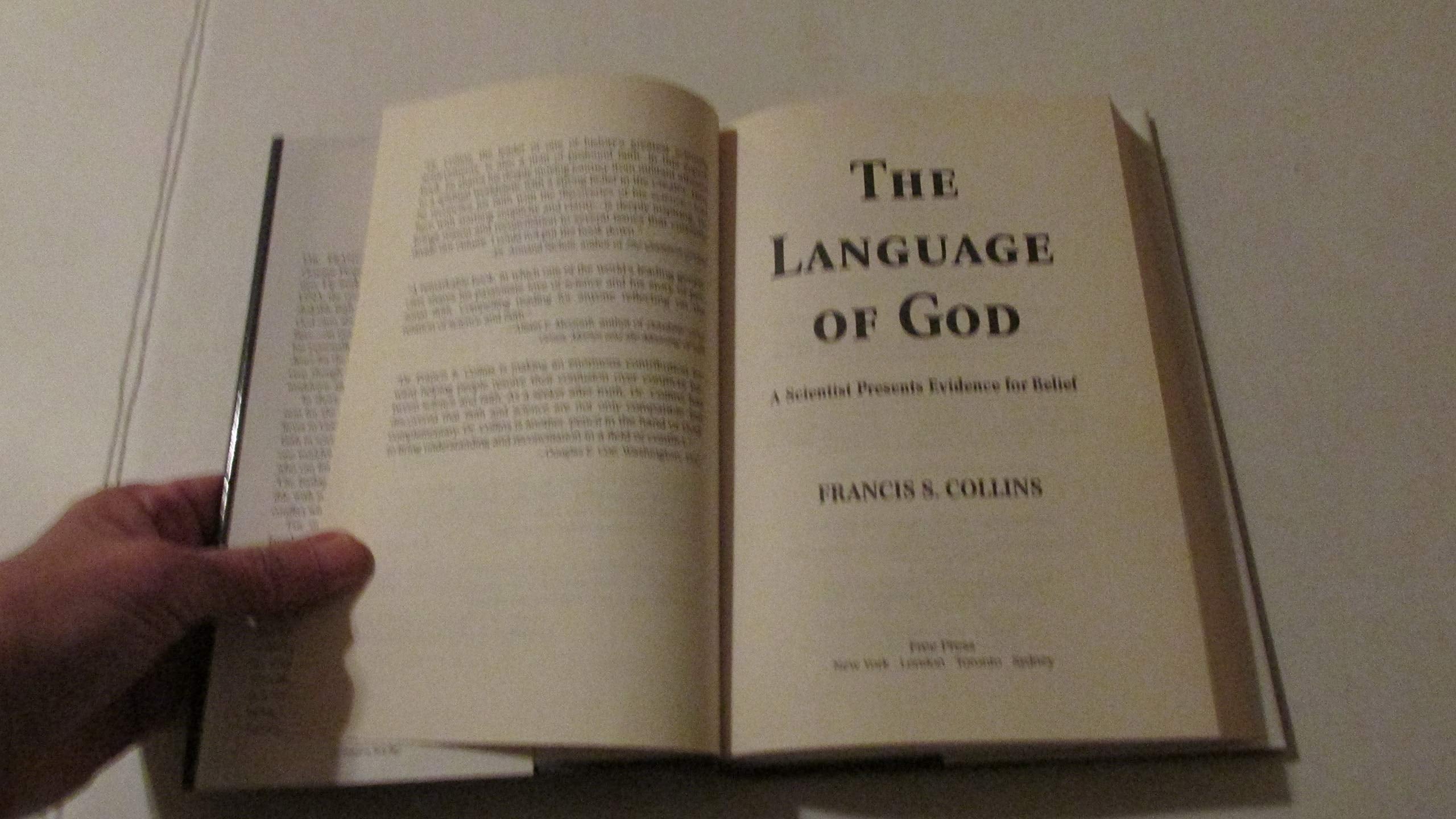 The Language of God: A Scientist Presents Evidence for Belief used book depot