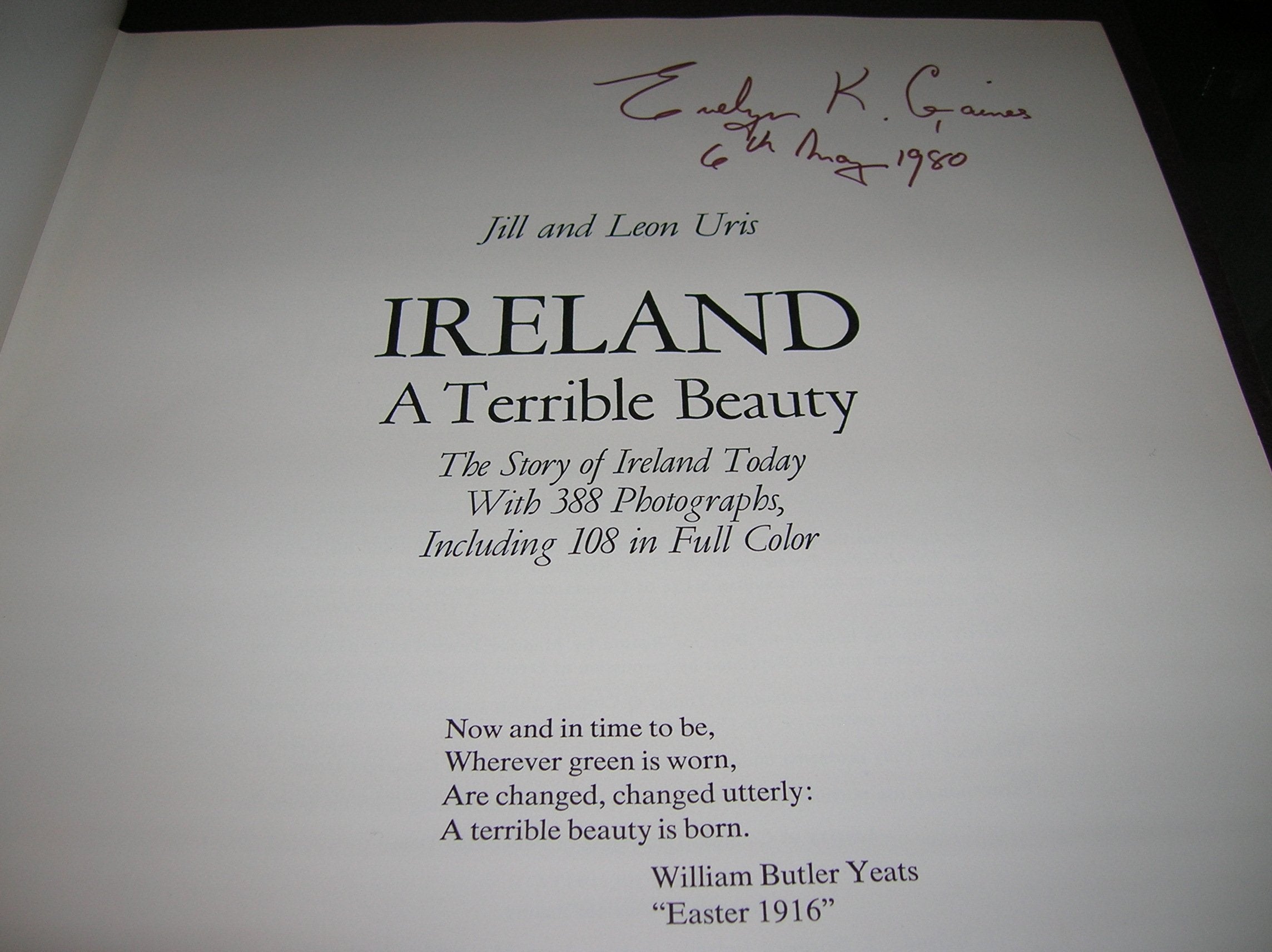 Ireland: A Terrible Beauty used book depot