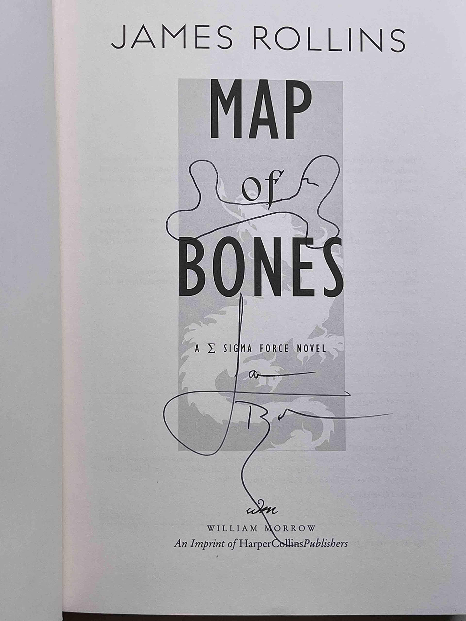 Map of Bones (Sigma Force) used book depot