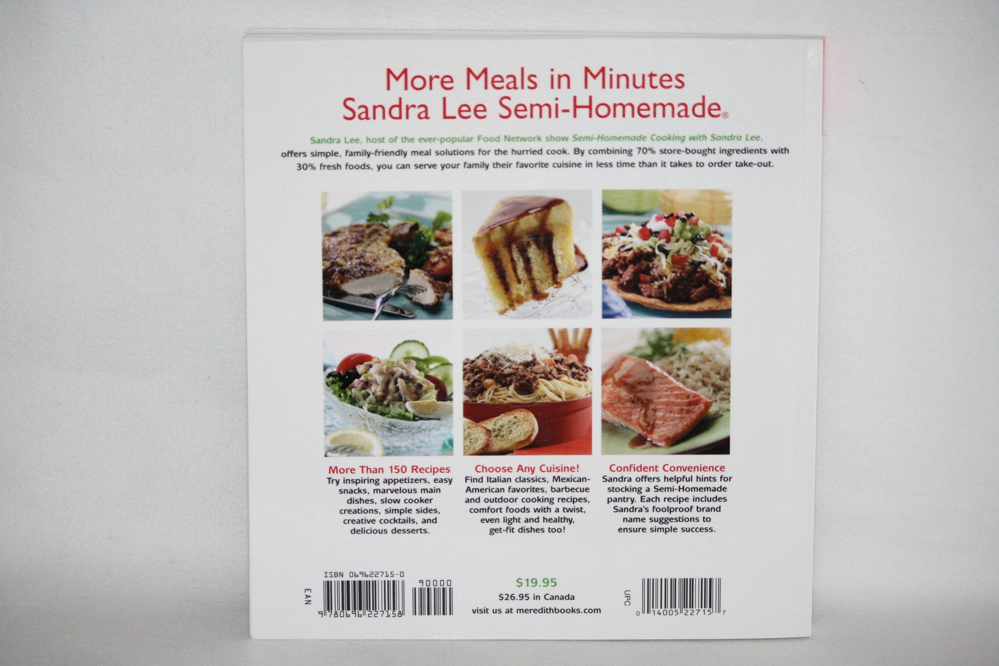Sandra Lee Semi-Homemade Cooking 2 used book depot