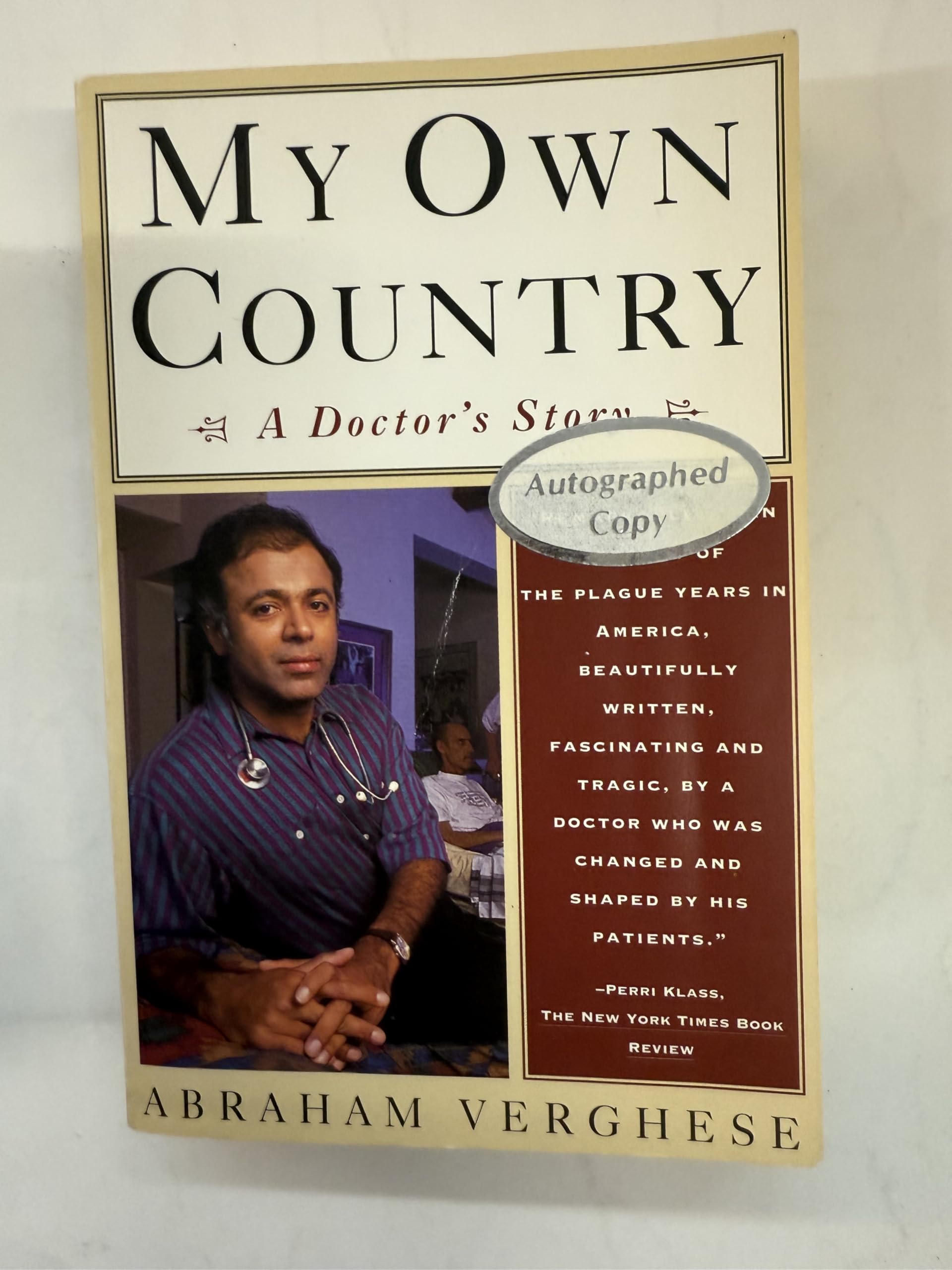 MY OWN COUNTRY, A DOCTOR'S STORY used book depot