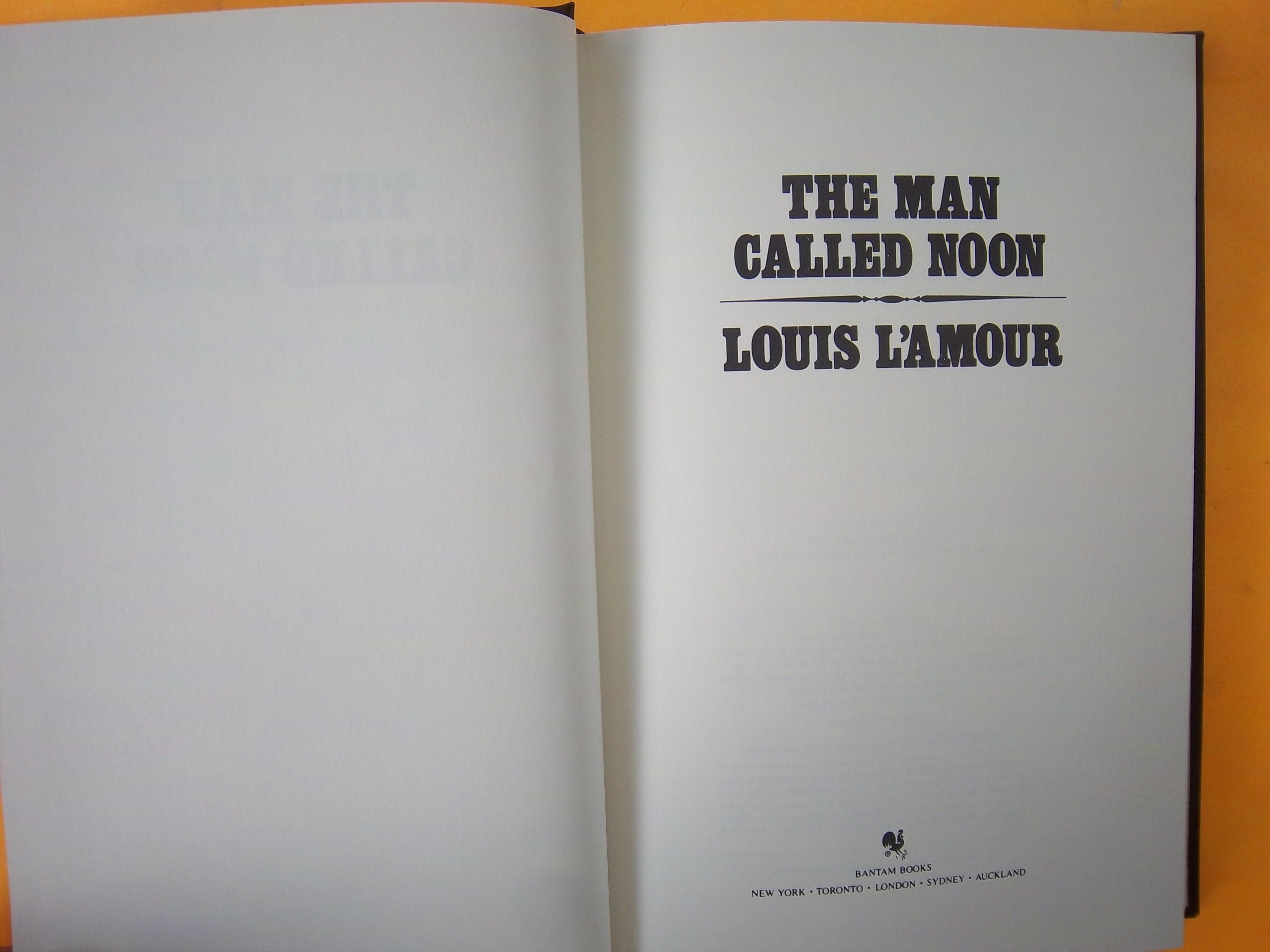 The Man Called Noon, The L'Amour Collection used book depot