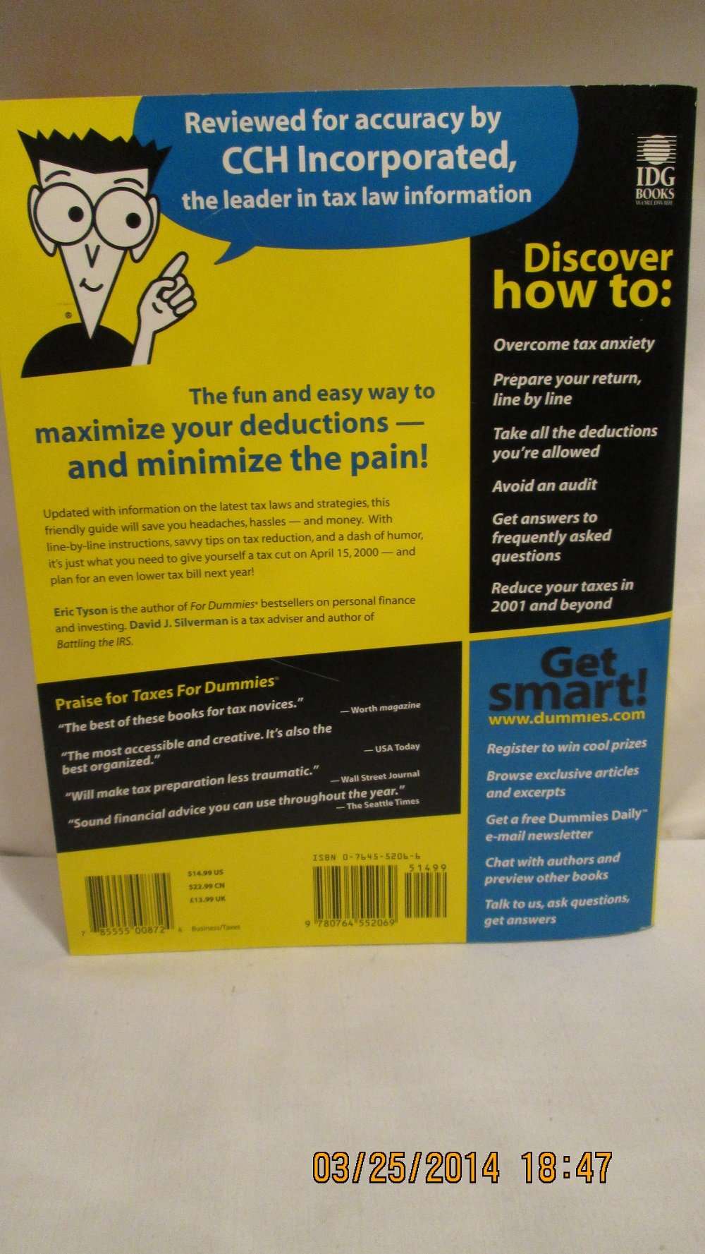 Taxes For Dummies used book depot