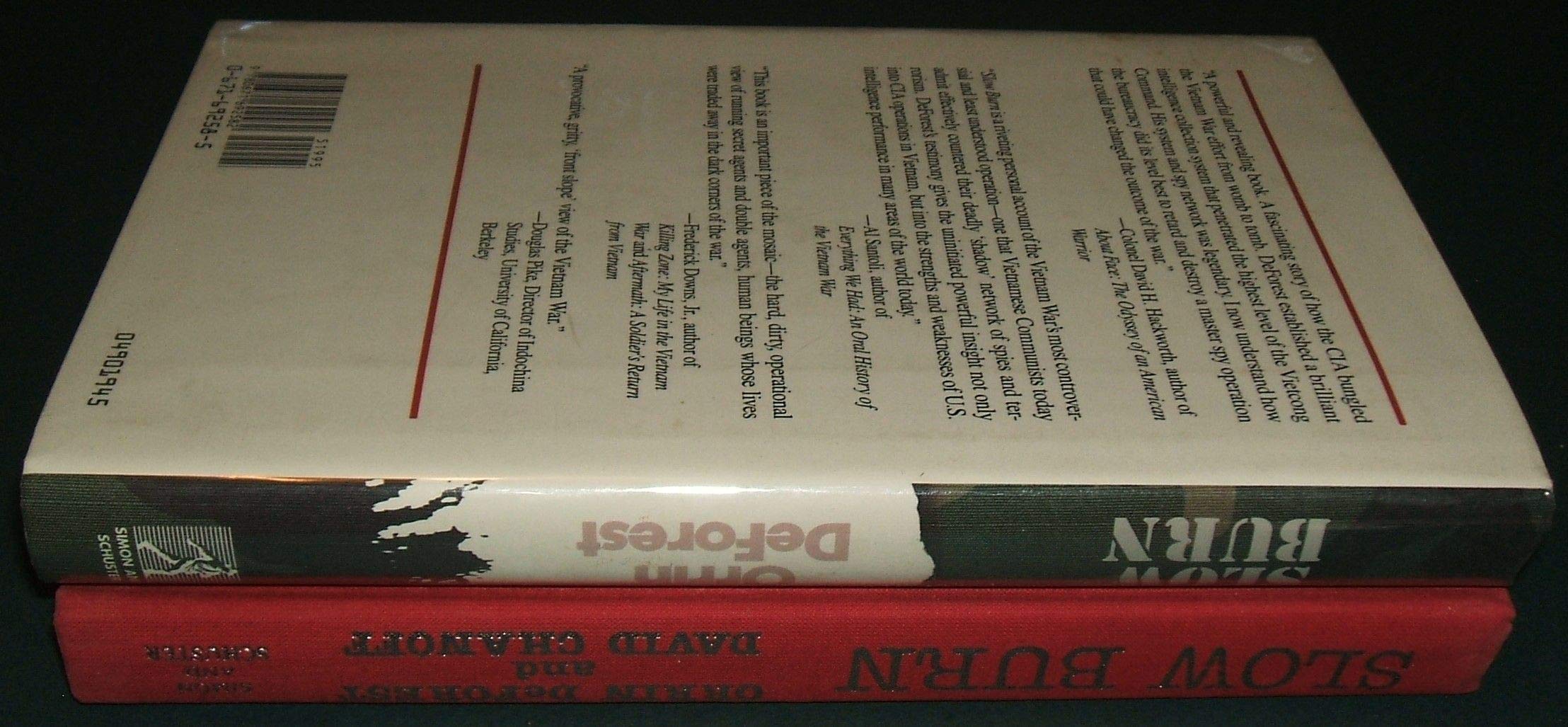 Slow Burn: The Rise and Bitter Fall of American Intelligence in Vietnam used book depot