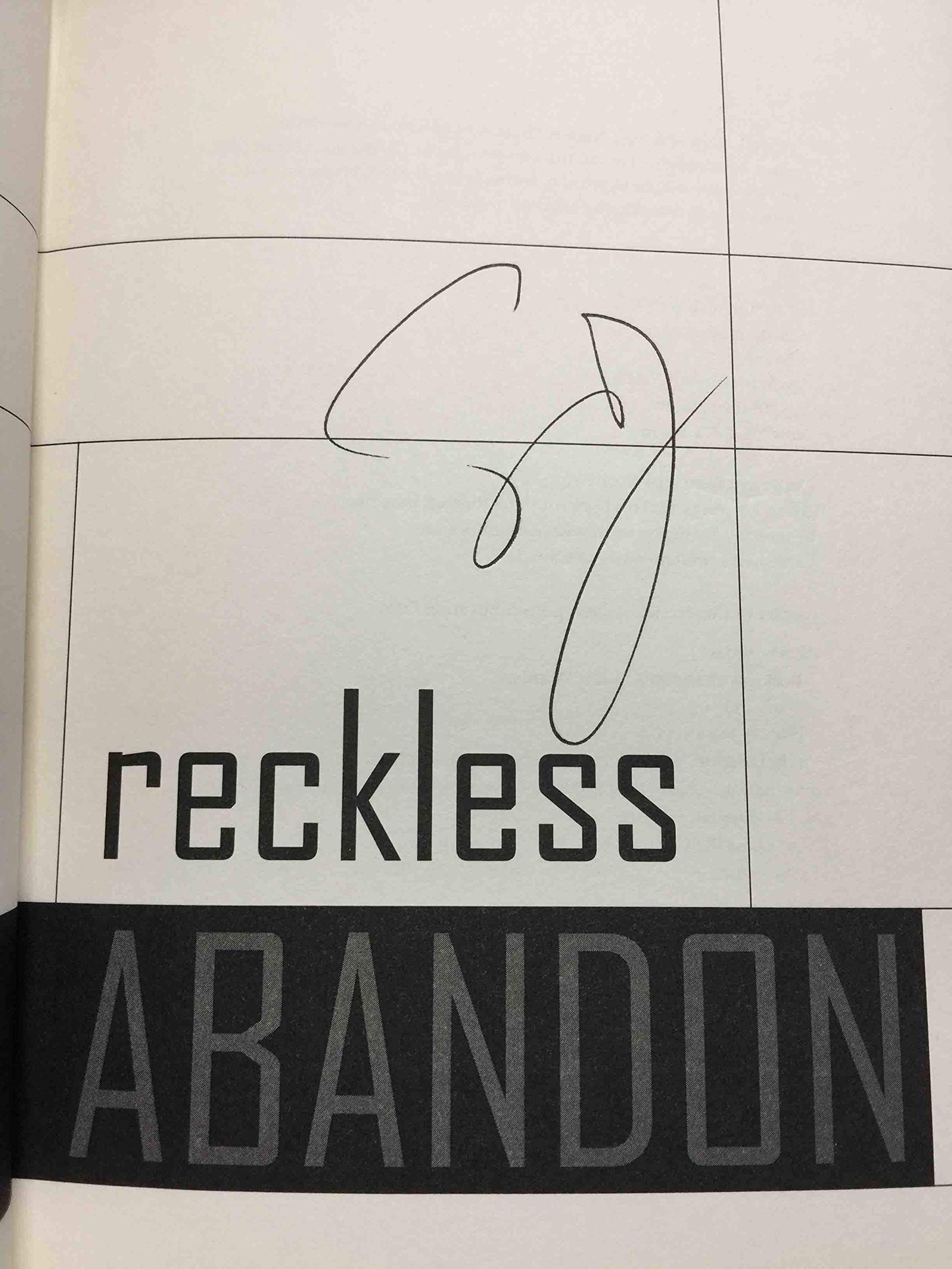 Reckless Abandon: A Stone Barrington Novel used book depot