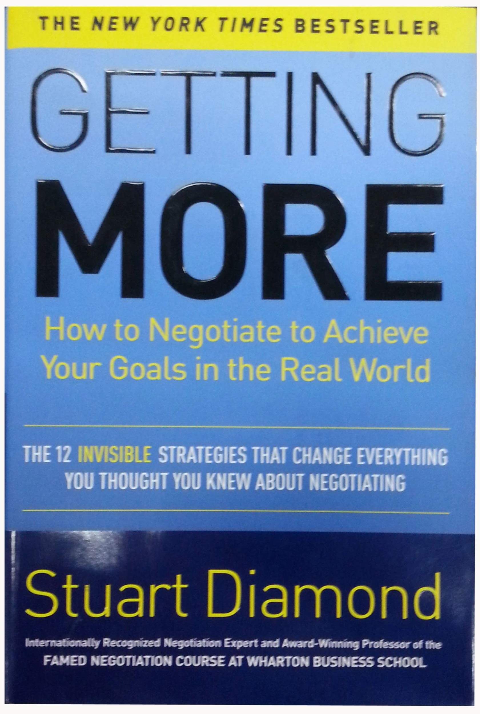Getting More: How to Negotiate to Achieve Your Goals in the Real World used book depot