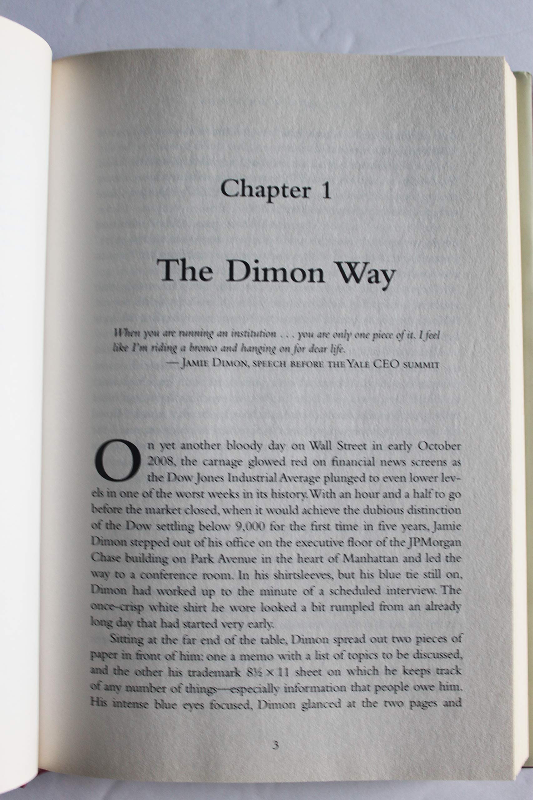 The House of Dimon: How JPMorgan's Jamie Dimon Rose to the Top of the Financial World used book depot