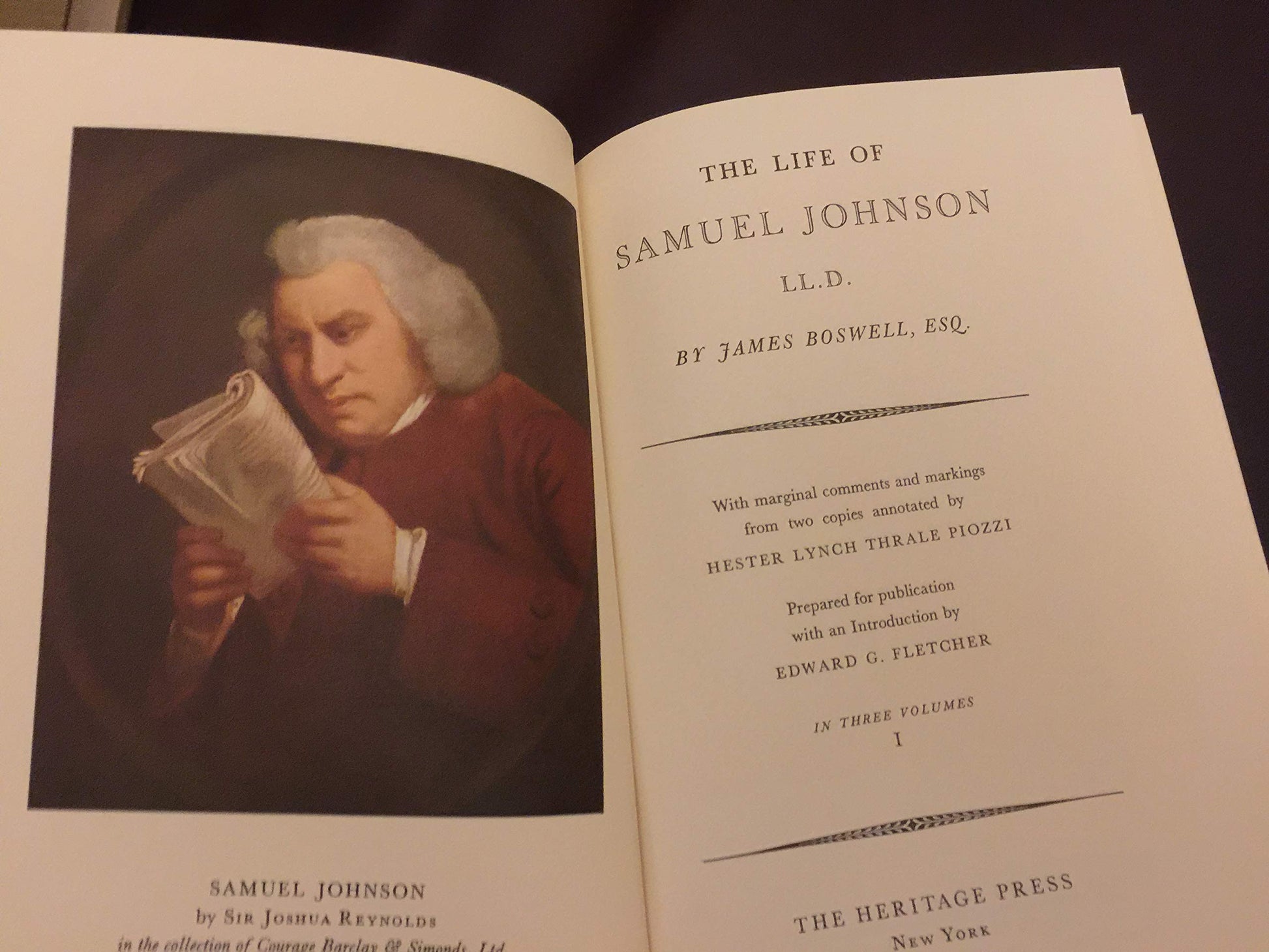 The Life of Samuel Johnson, Ll.D. In Three Volumes used book depot