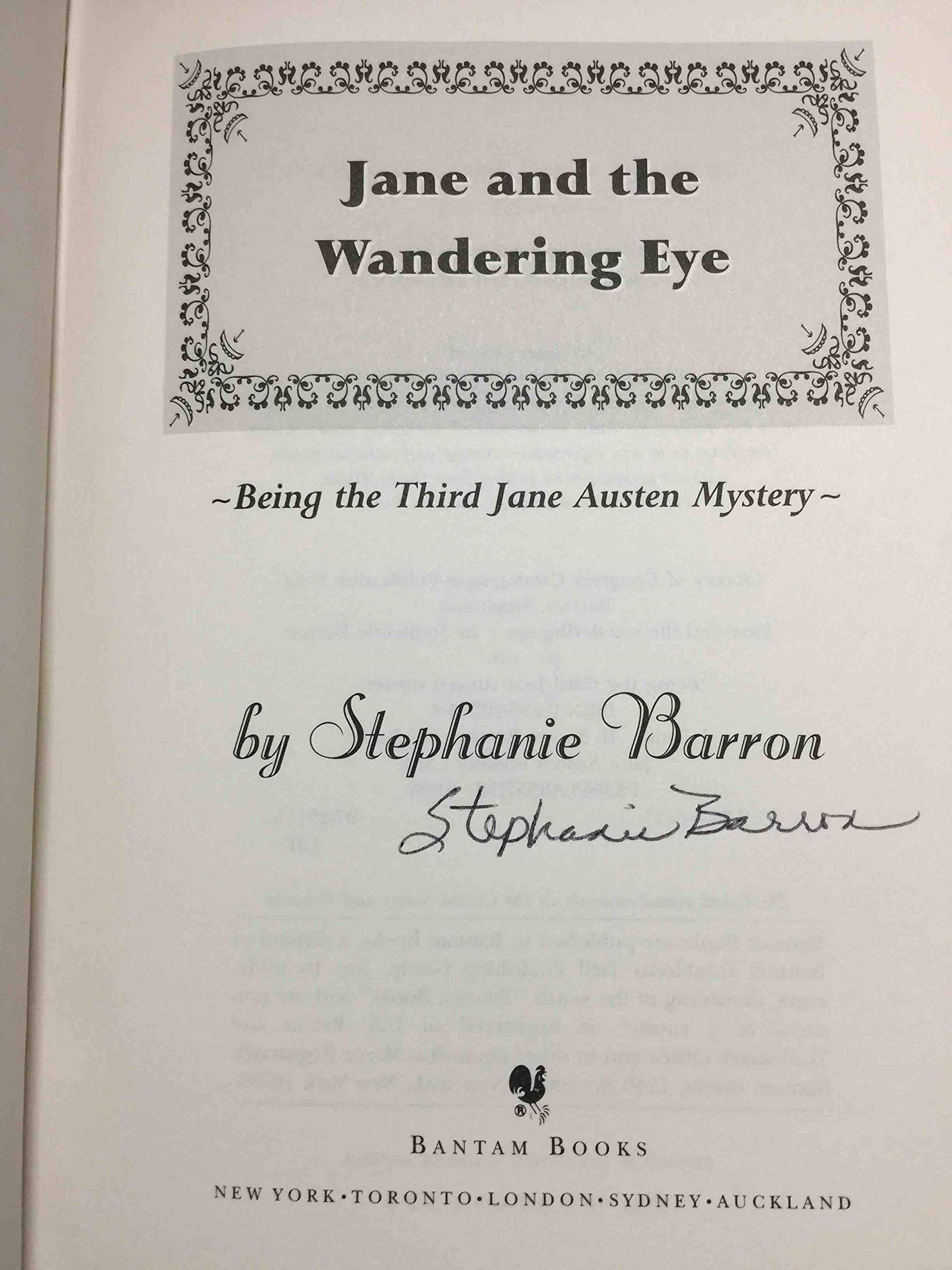 Jane and the Wandering Eye: Being the Third Jane Austen Mystery used book depot