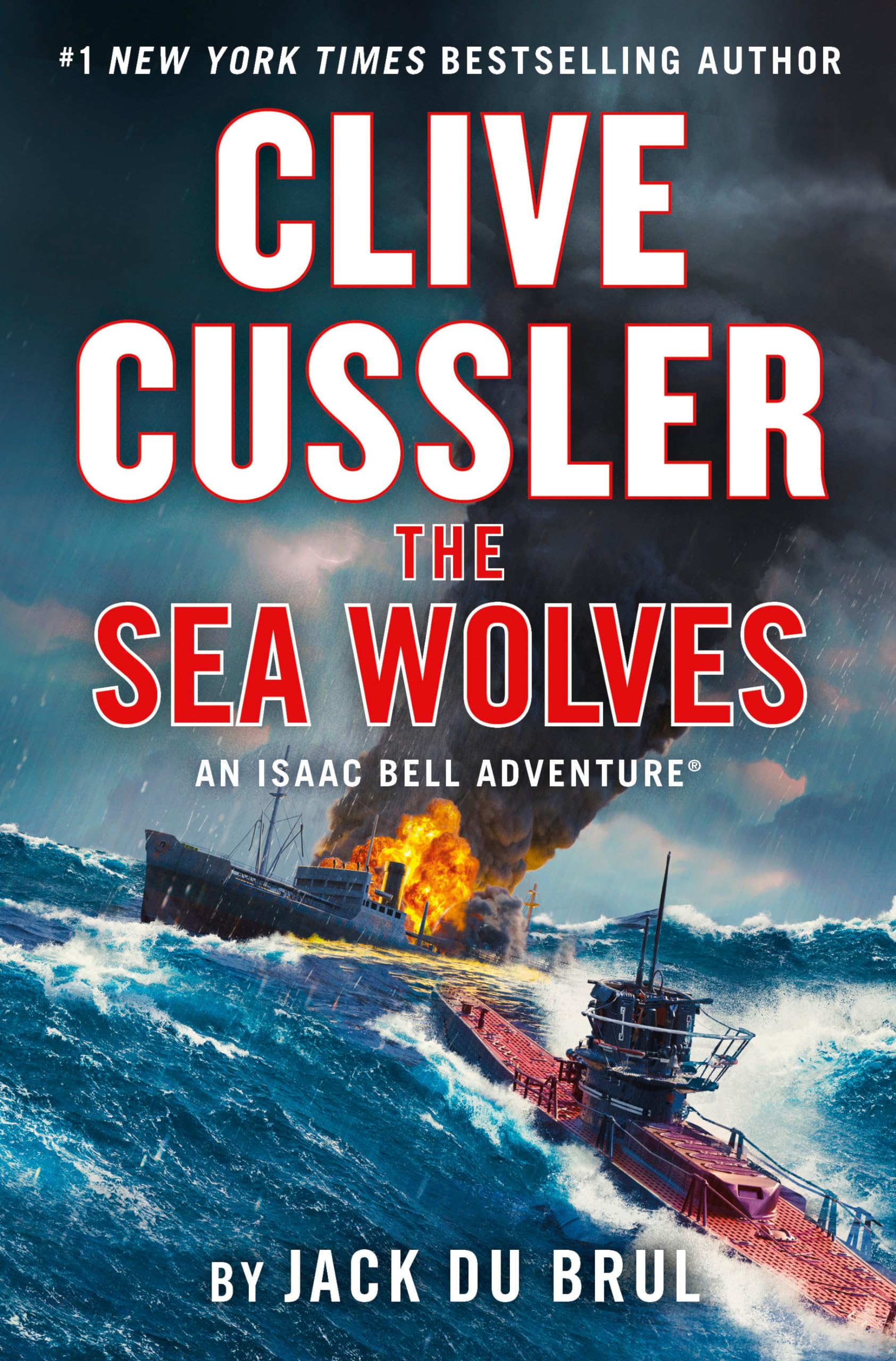 Clive Cussler The Sea Wolves (An Isaac Bell Adventure) used book depot
