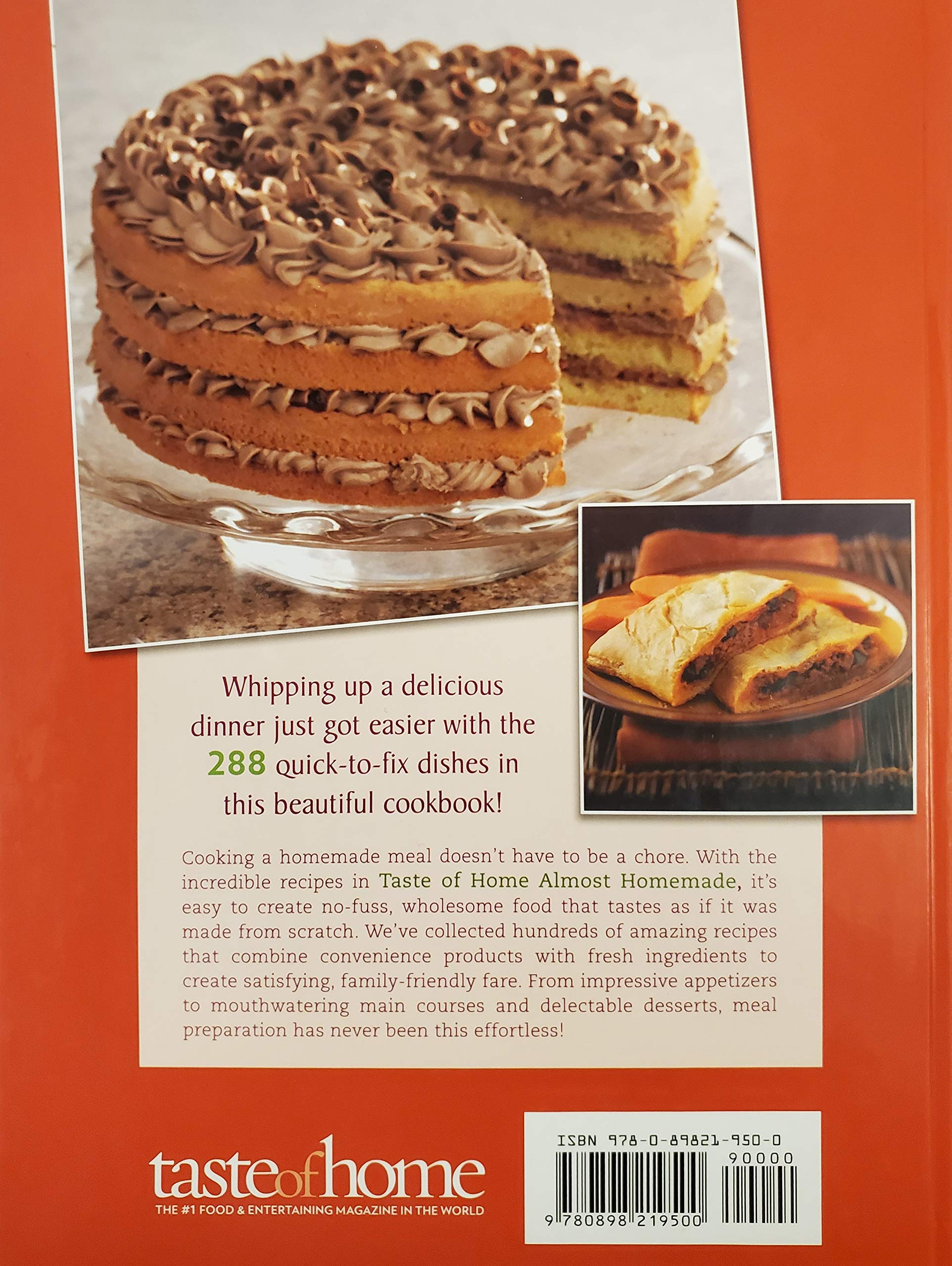 Taste of Home Almost Homemade 2012 used book depot