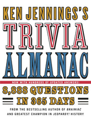 Ken Jennings's Trivia Almanac: 8,888 Questions in 365 Days used book depot