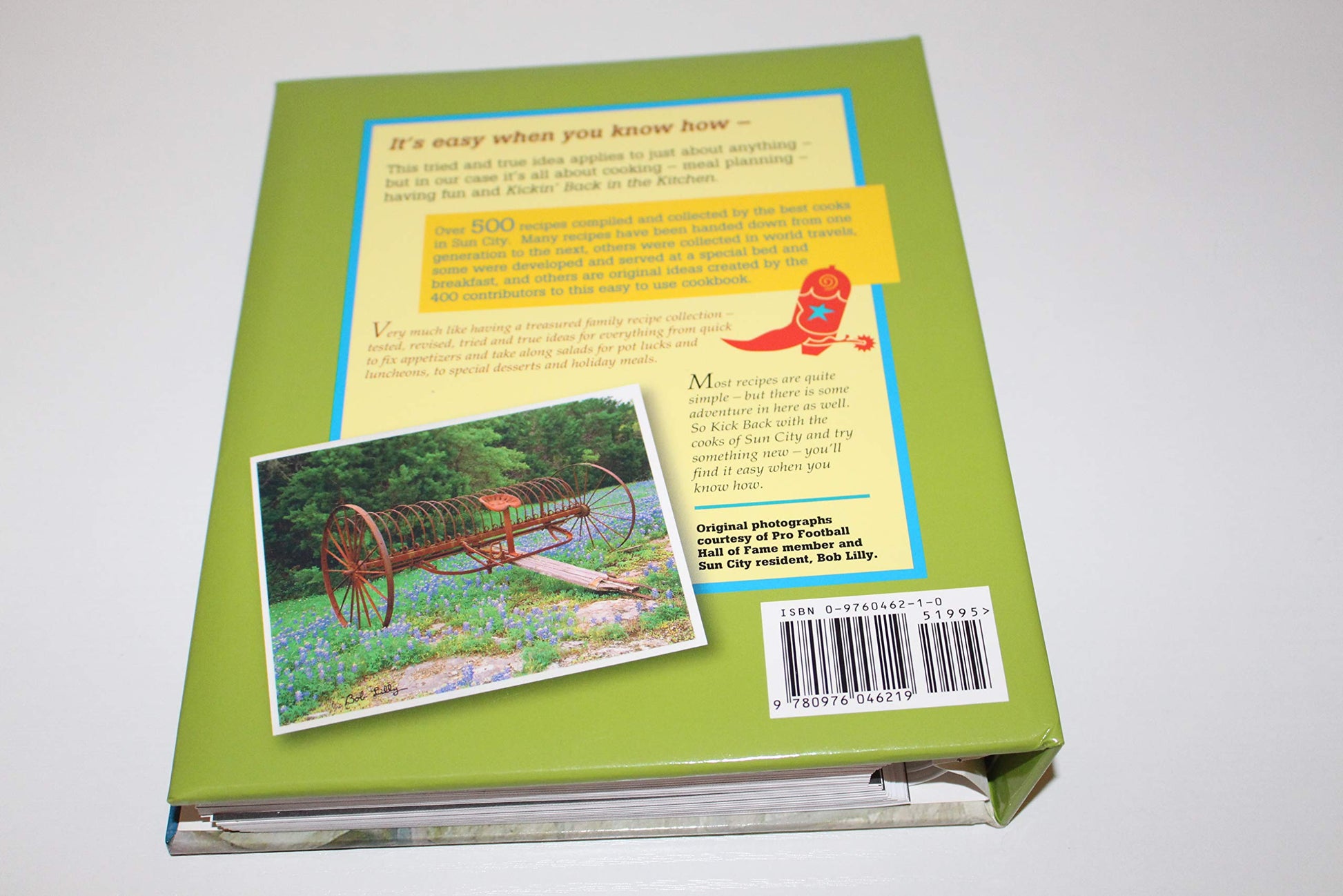 Kickin' Back in the Kitchen Cookbook: A Collection of Family Recipes from Sun City Texas used book depot