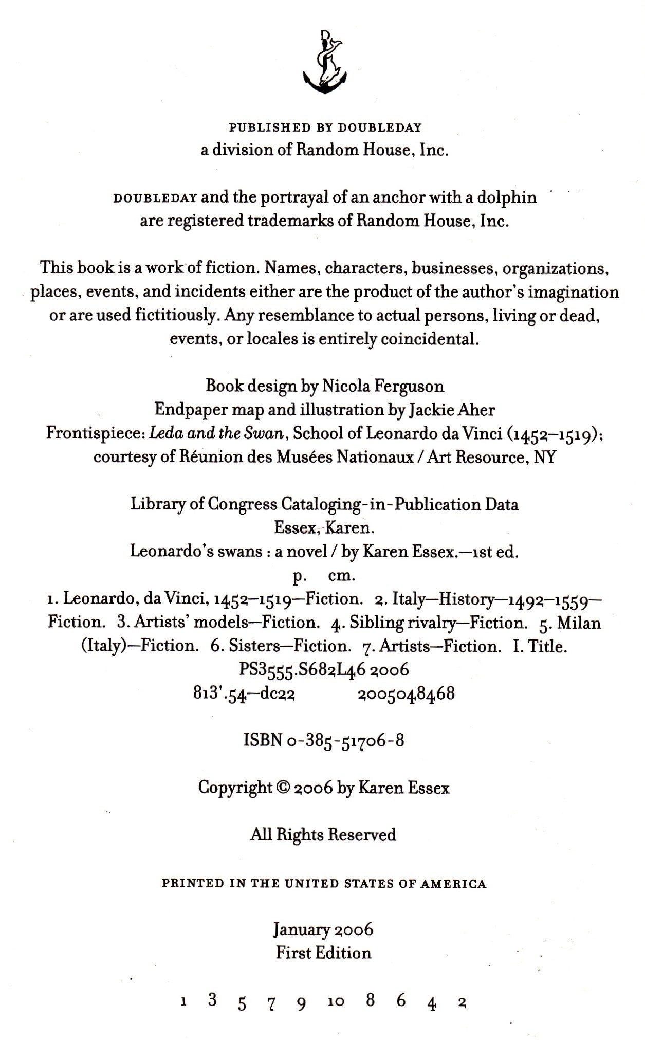 Leonardo's Swans: A Novel used book depot