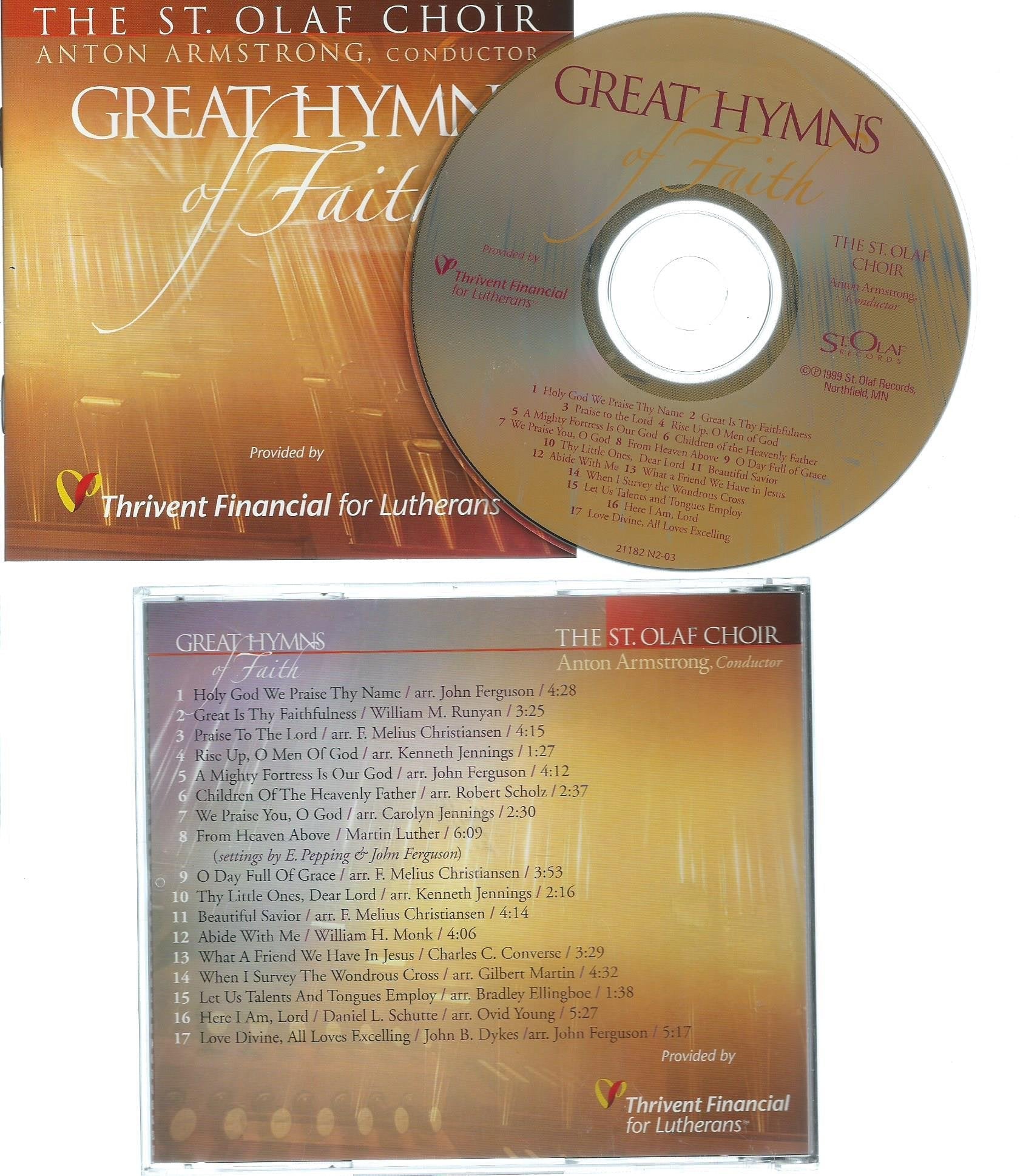 The St. Olaf Choir: Great Hymns of Faith used book depot