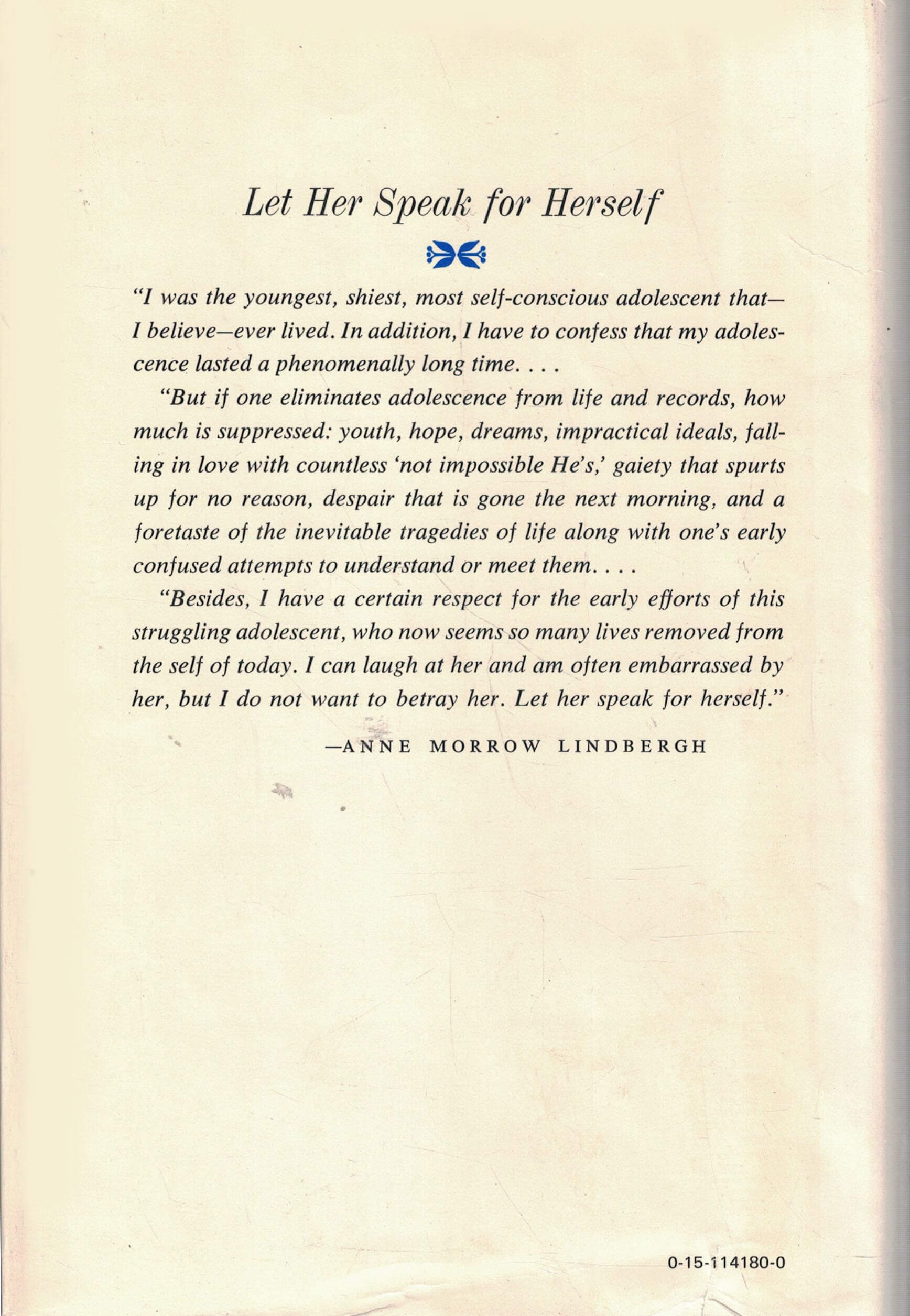 Bring me a Unicorn: Diaries and Letters of Anne Morrow Lindbergh, 1922-1928 used book depot