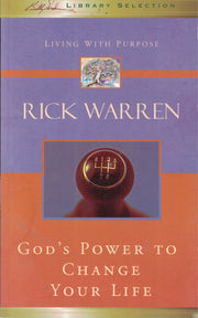 God's Power to Change Your Life (Living with Purpose) used book depot