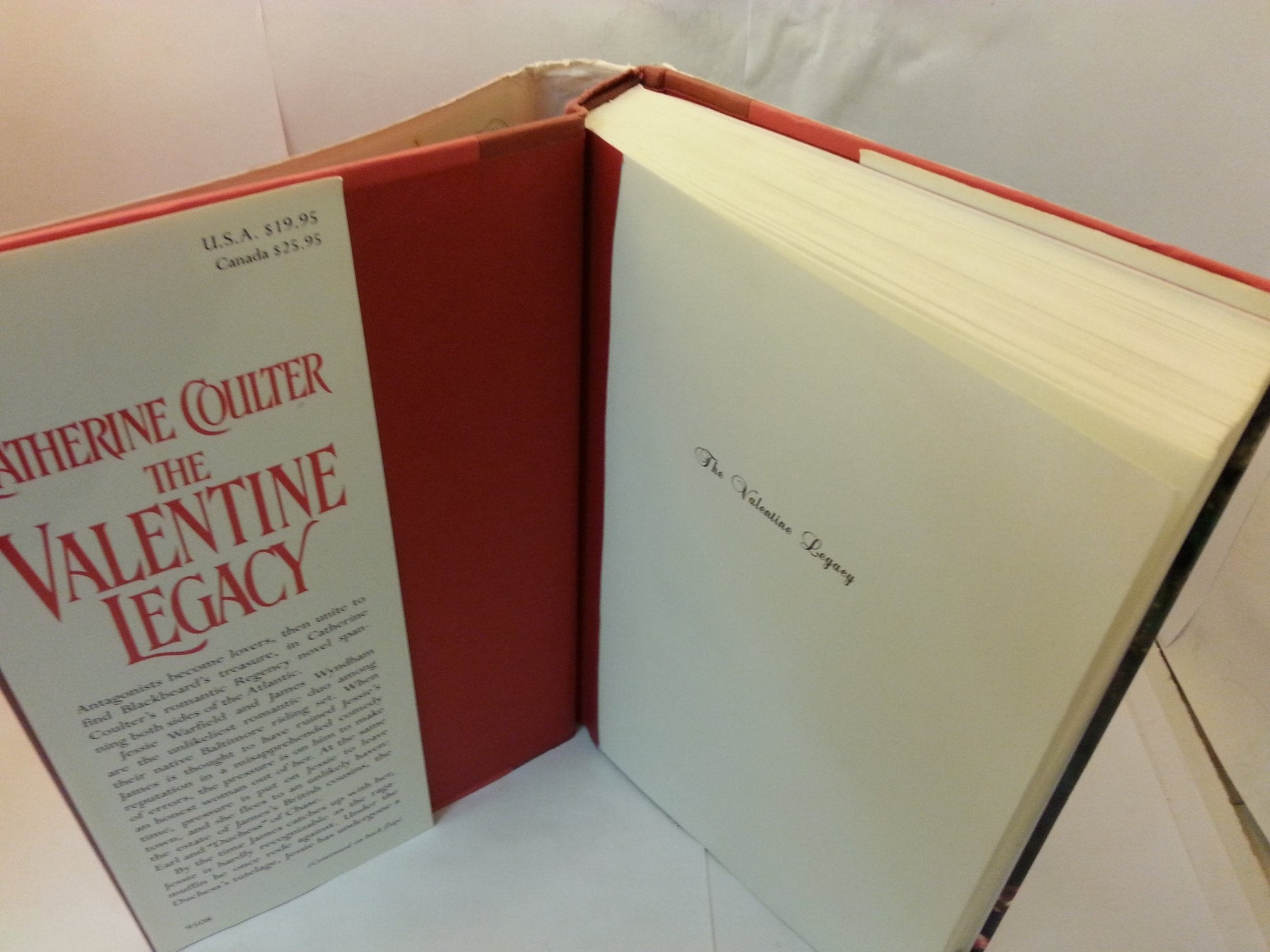 The Valentine Legacy (Legacy Trilogy, Bk 3) used book depot