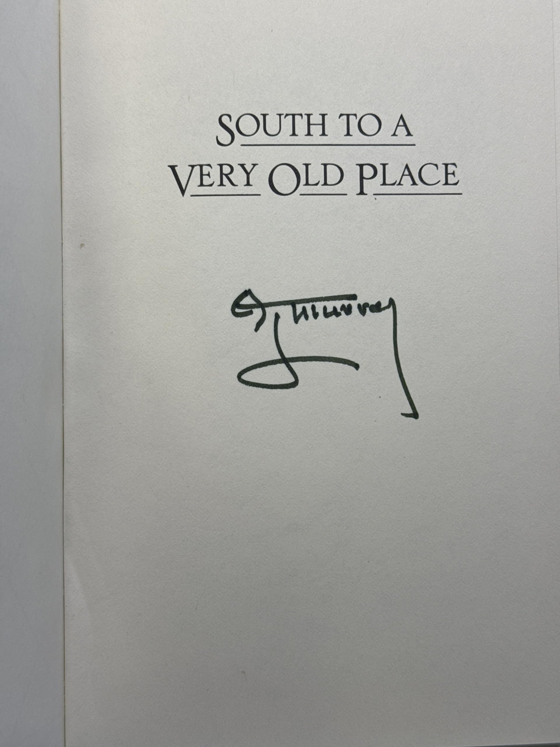 South to a Very Old Place (Modern Library) used book depot