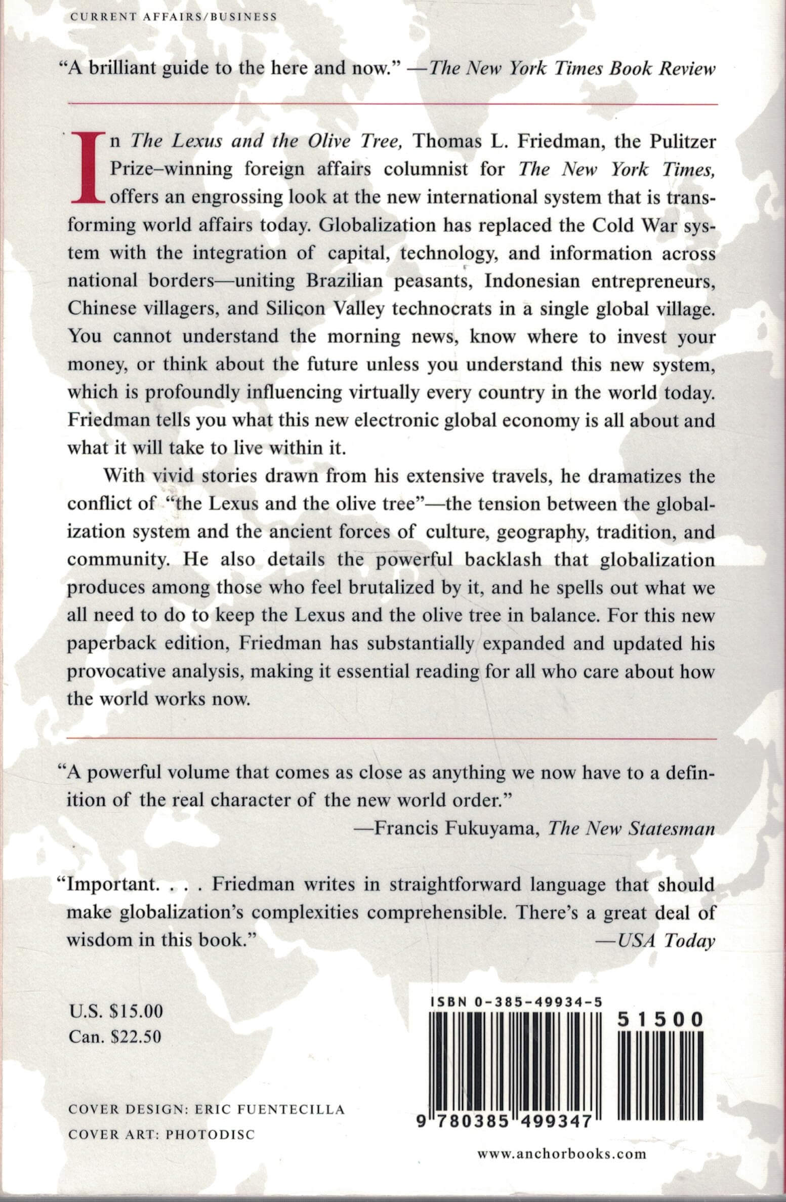 The Lexus and the Olive Tree: Understanding Globalization used book depot