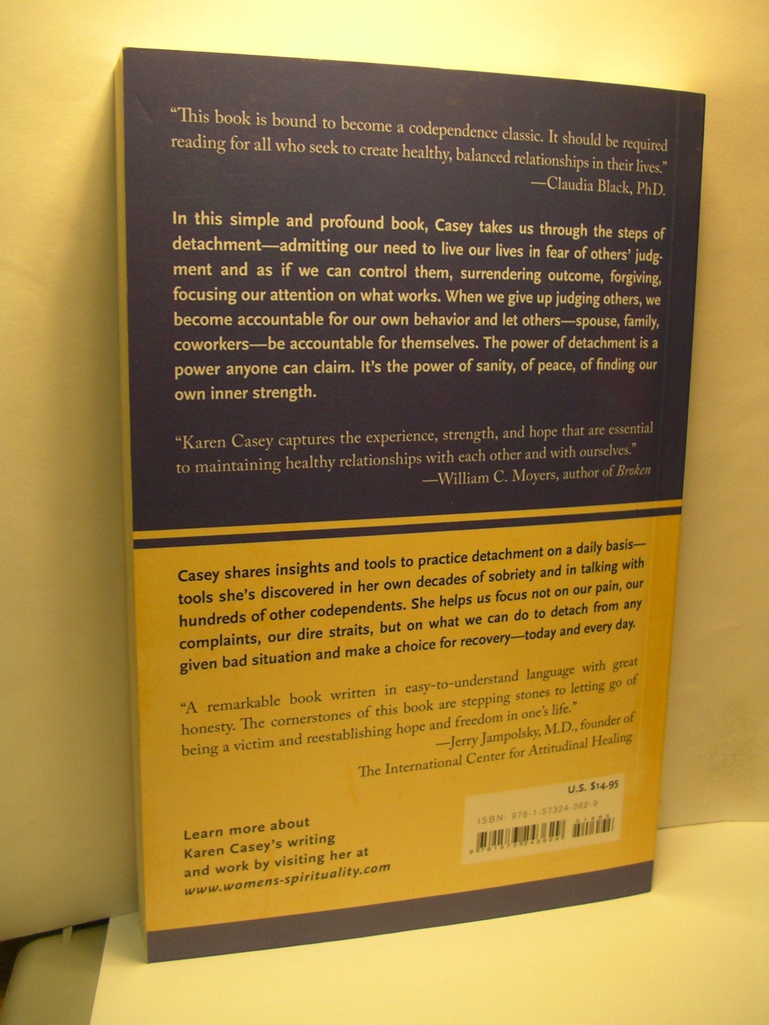 Codependence and the Power of Detachment: How to Set Boundaries and Make Your Life Your Own (From the Author of Each Day a New Beginning and Let Go Now) used book depot