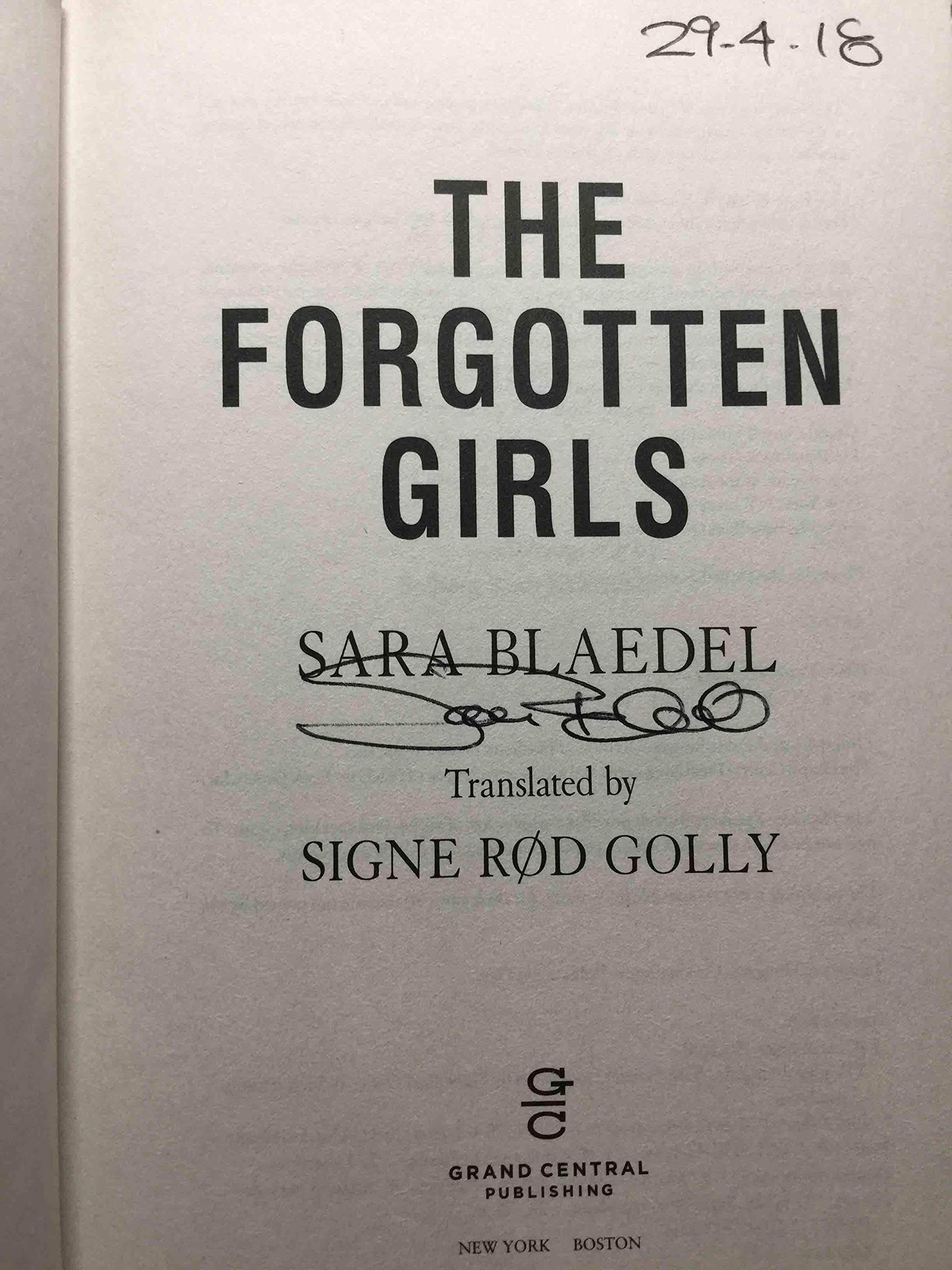 The Forgotten Girls (Louise Rick Series, 7) used book depot