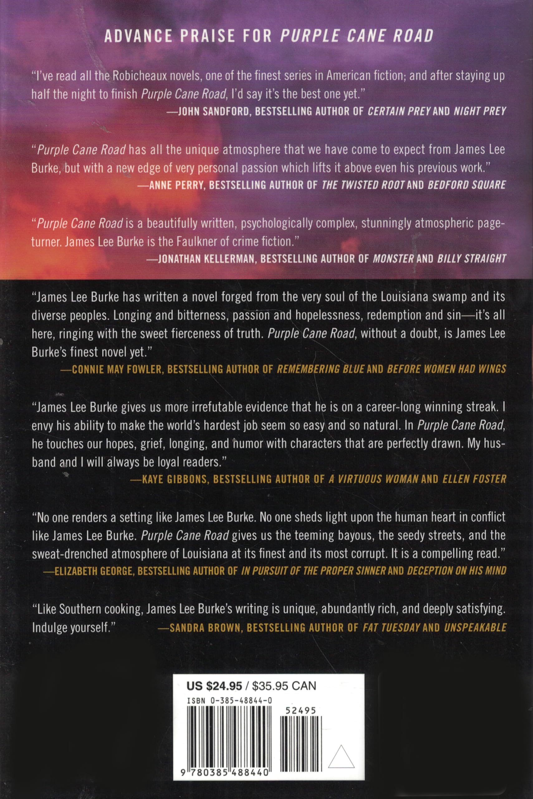 Purple Cane Road: A Novel (Dave Robicheaux Mysteries) used book depot