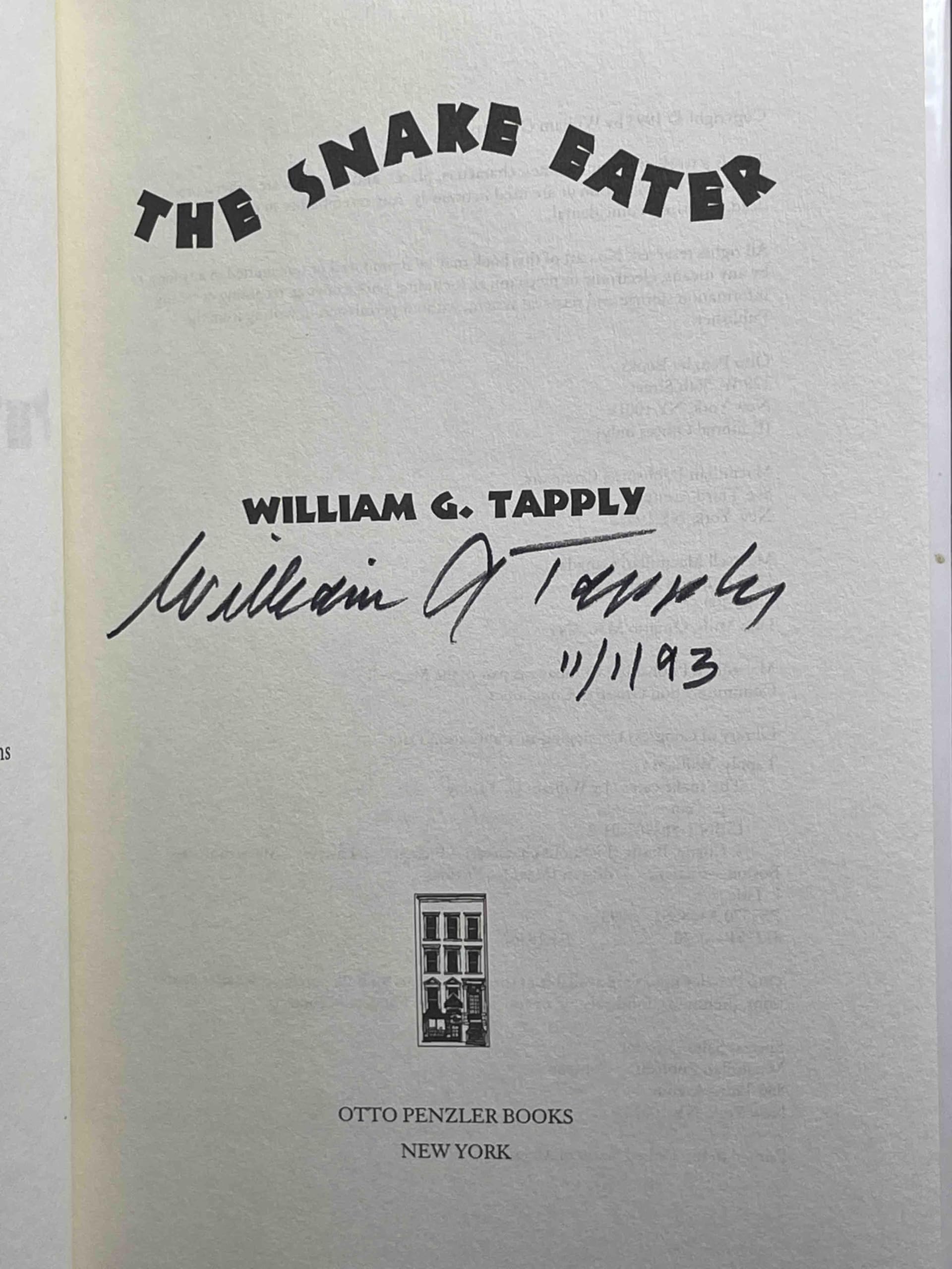 The Snake Eater (Brady Coyne Mysteries) used book depot