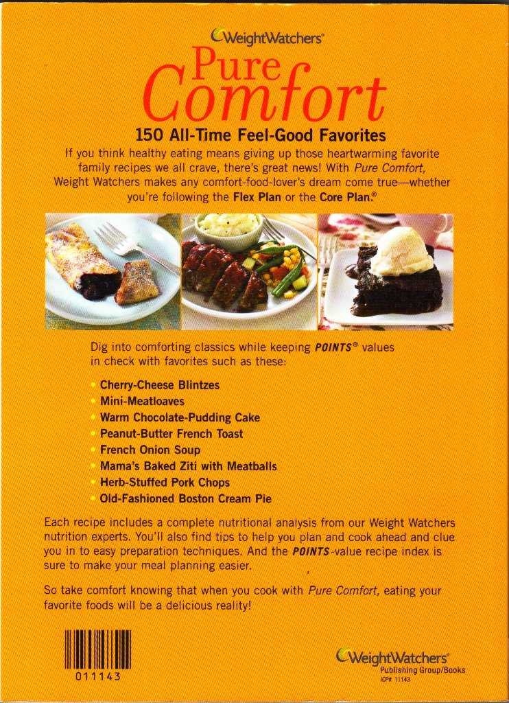Weight Watchers Pure Comfort 150 All Time Feel Good Favorites used book depot