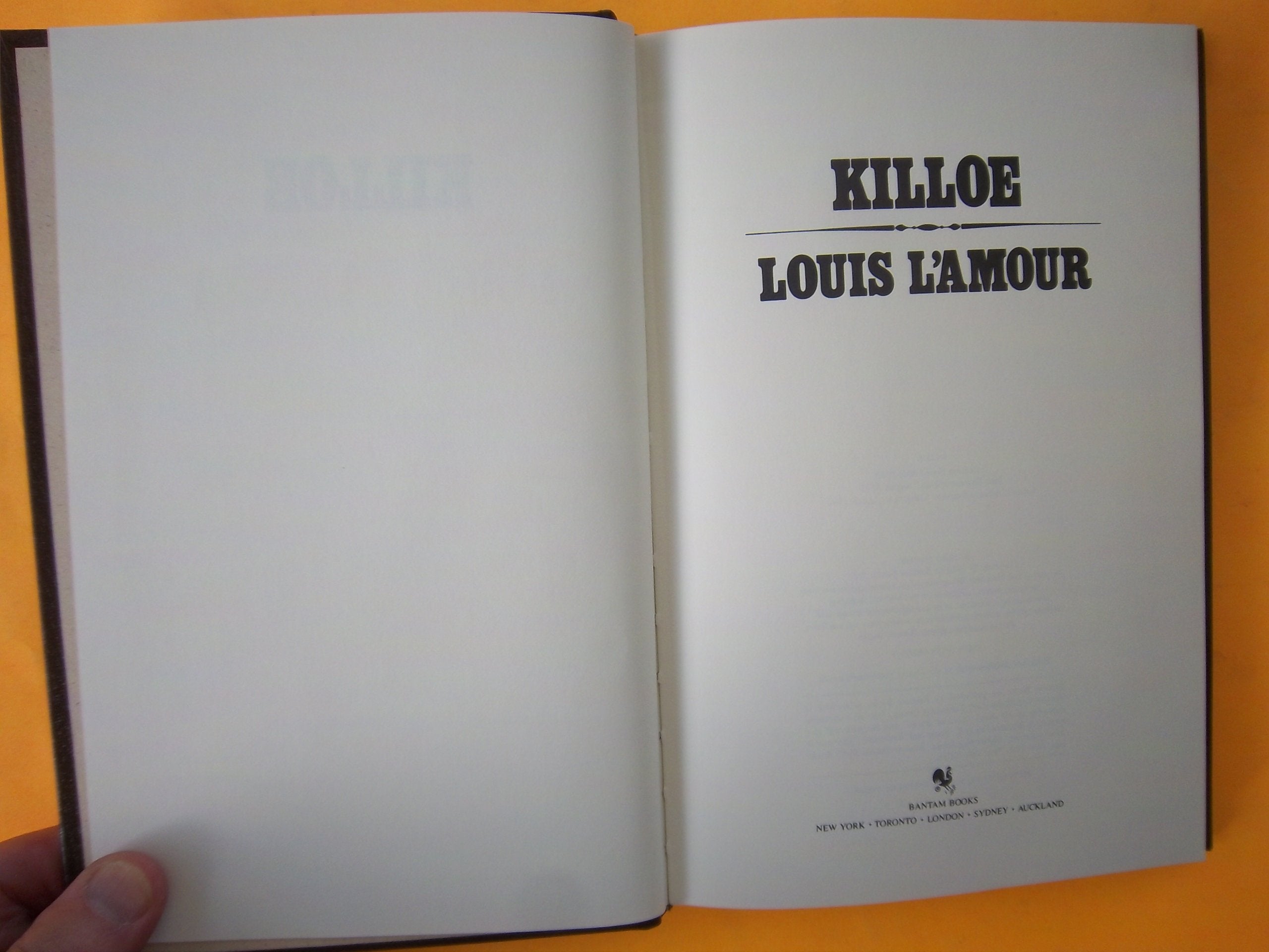 Killoe (The Louis L'Amour Collection) used book depot