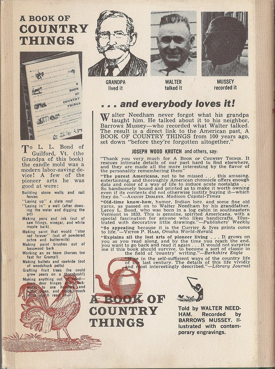 A Book of Country Things used book depot