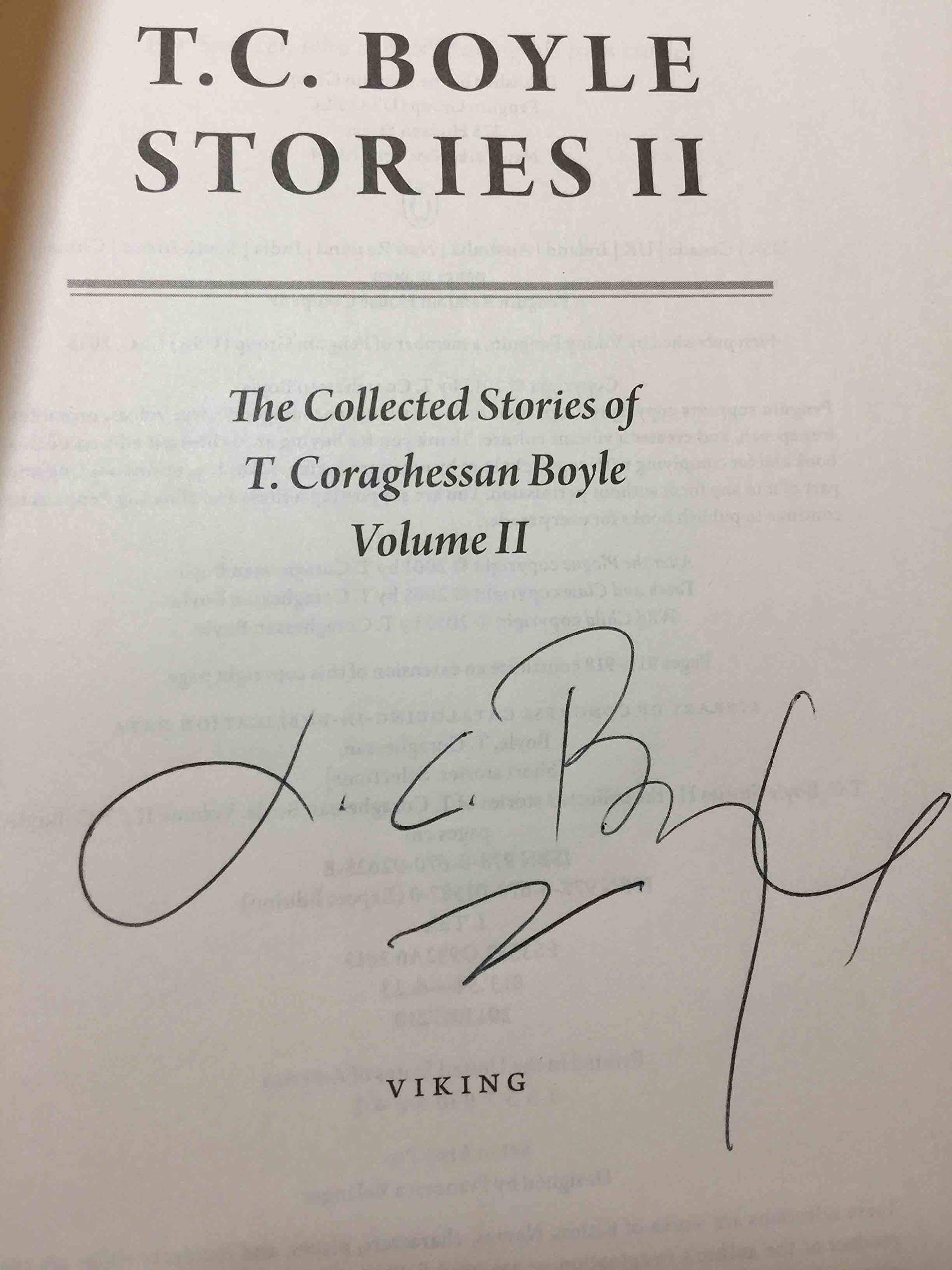 T. C. Boyle Stories II: The Collected Stories of T. Coraghessan Boyle used book depot