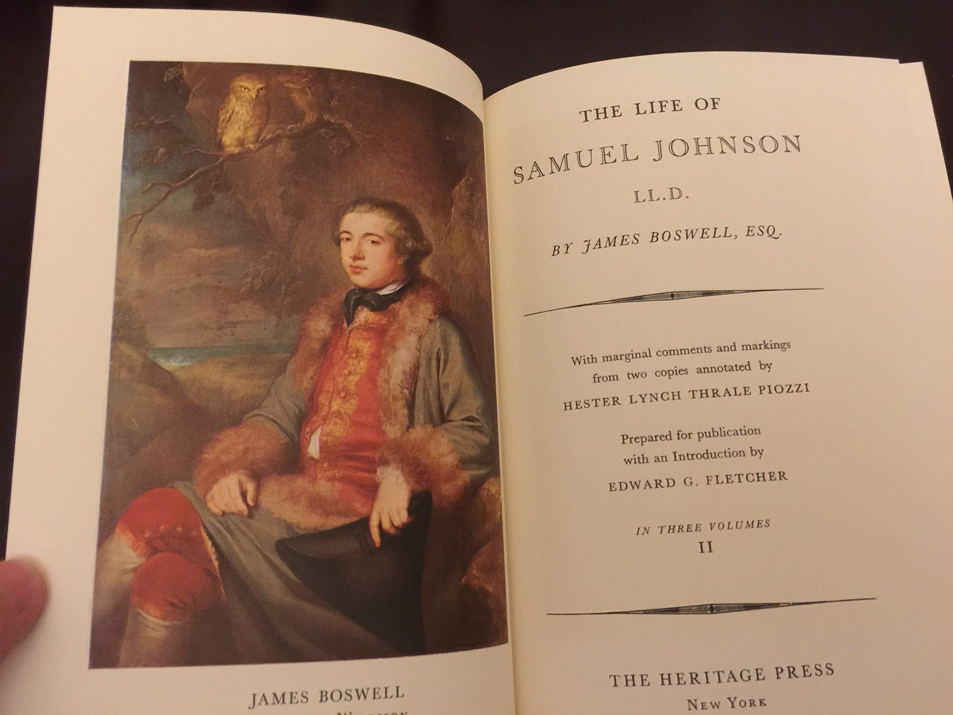 The Life of Samuel Johnson, Ll.D. In Three Volumes used book depot