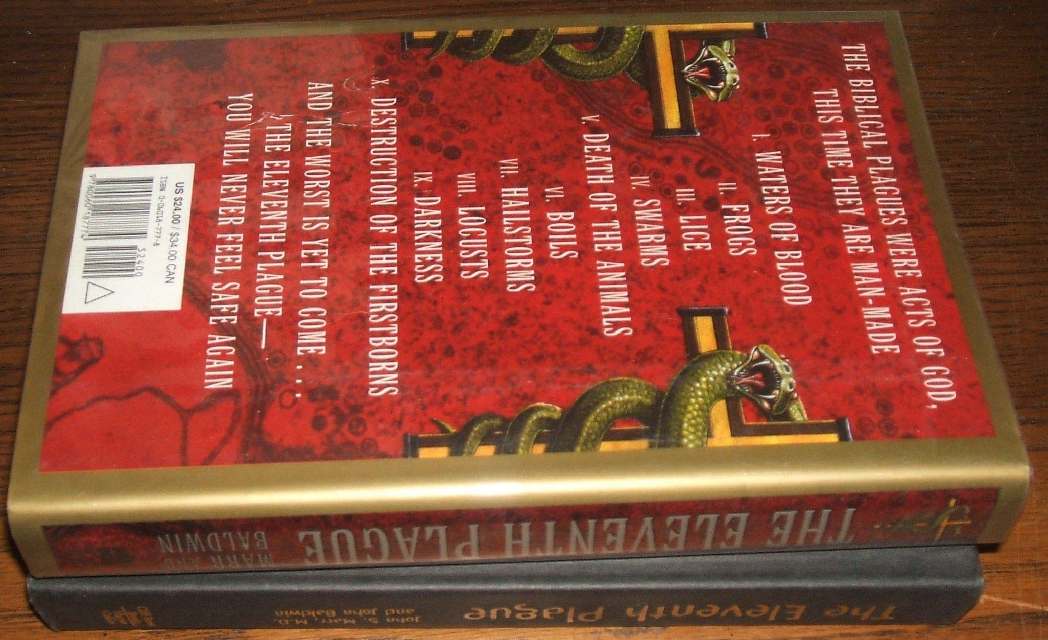 The Eleventh Plague: A Novel of Medical Terror used book depot