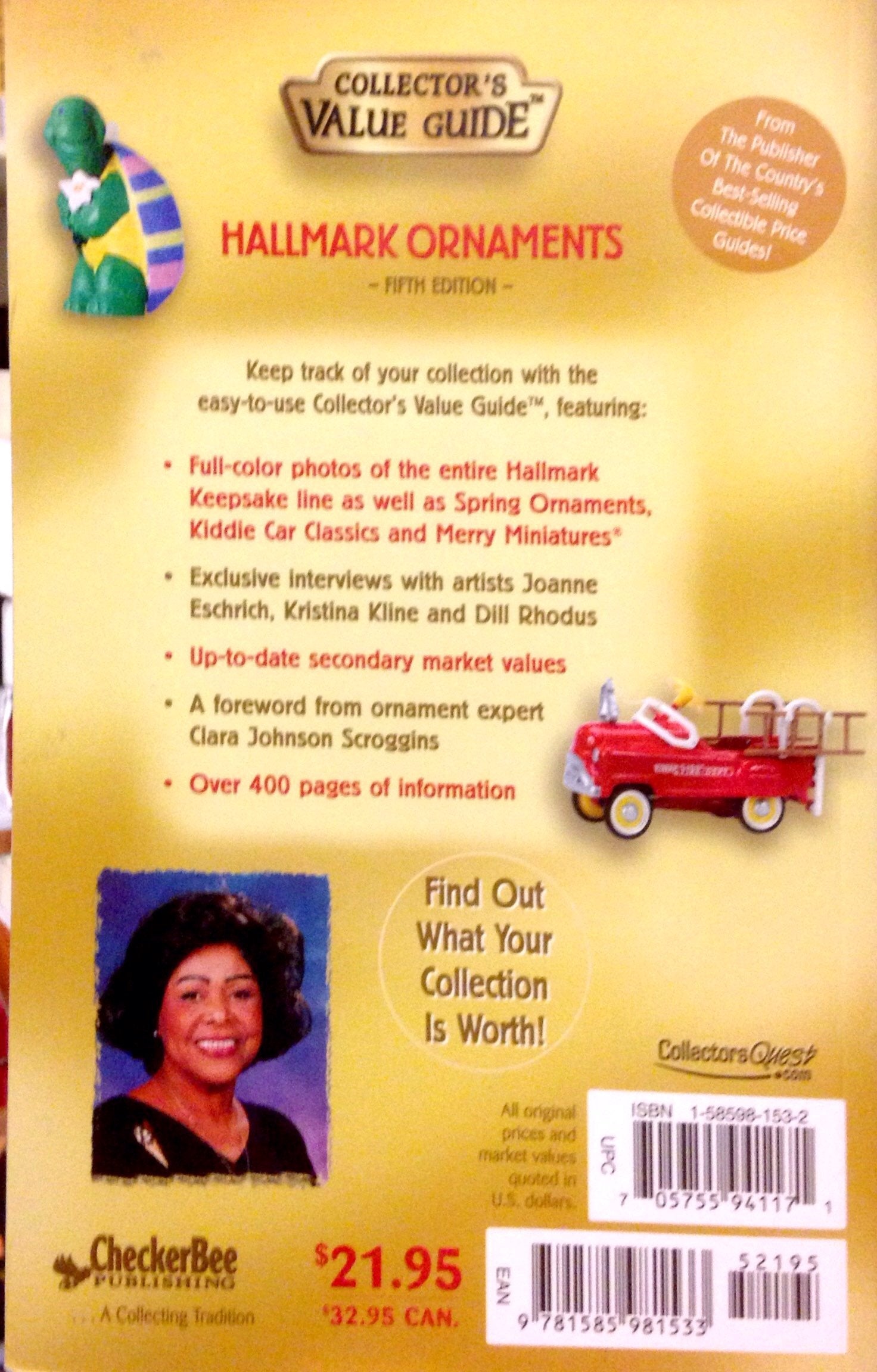 Hallmark Keepsake Ornaments 2001: Collector's Value Guide used book depot