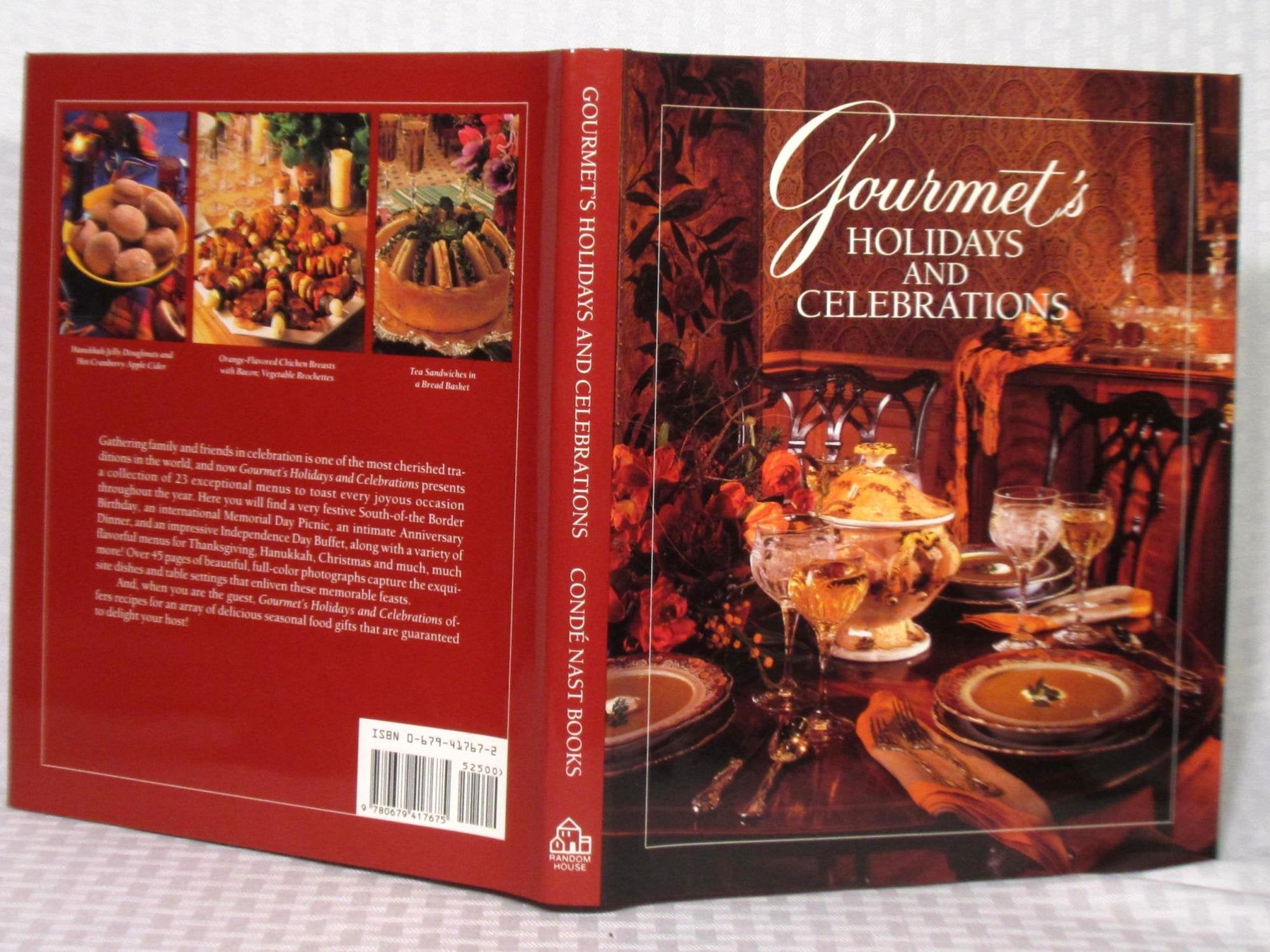 Gourmet's Holidays and Celebrations used book depot