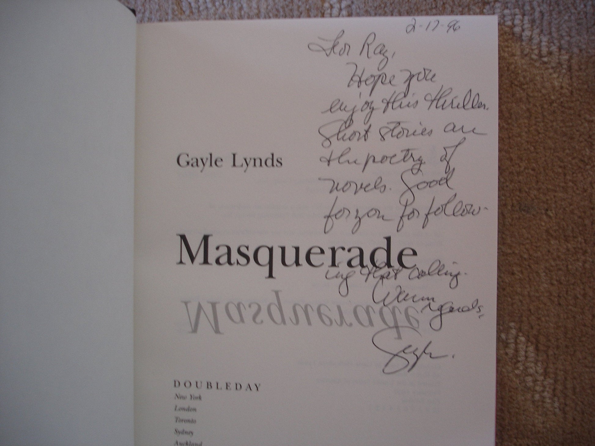 Masquerade used book depot