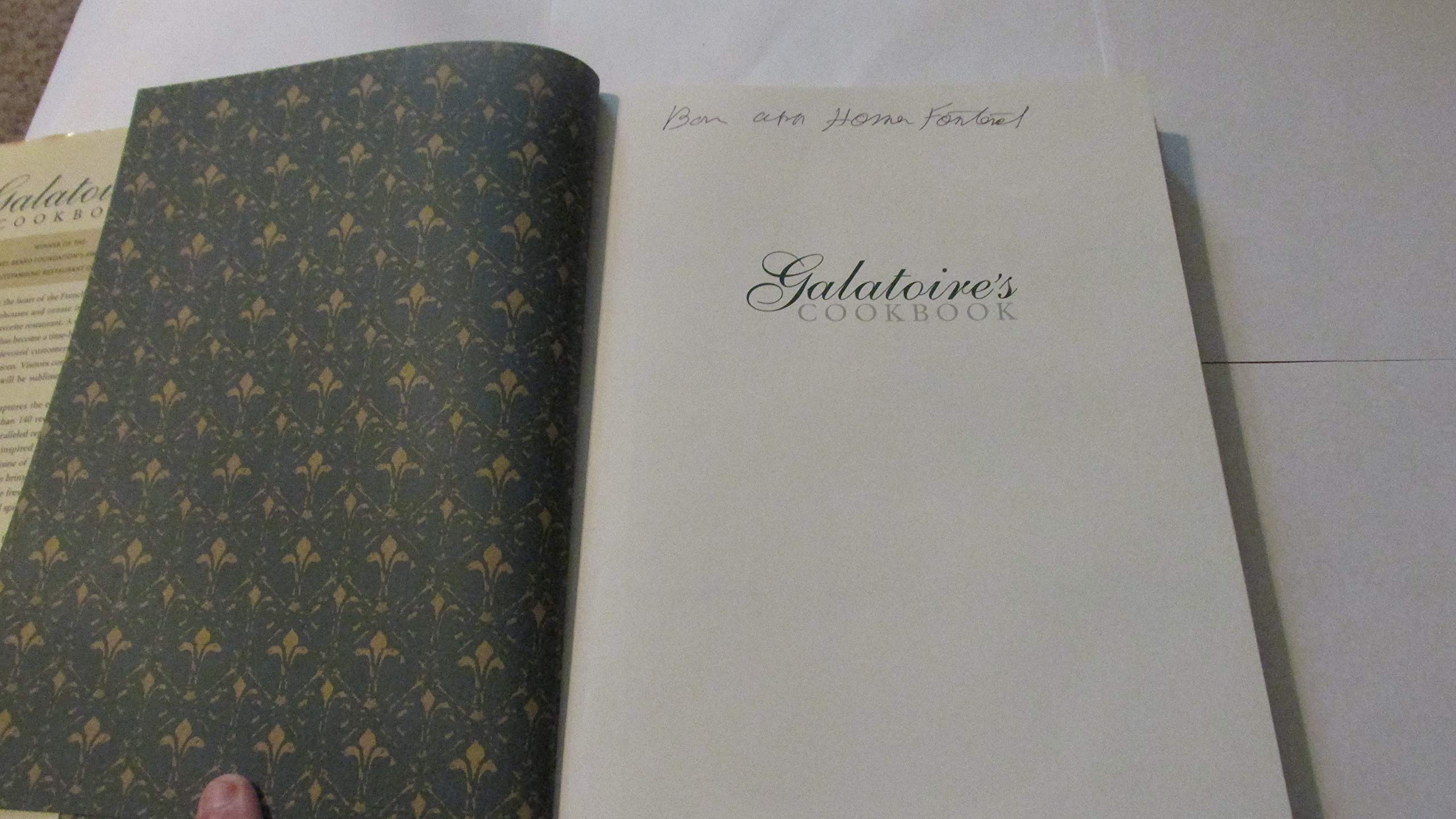 Galatoire's Cookbook: Recipes and Family History from the Time-Honored New Orleans Restaurant used book depot