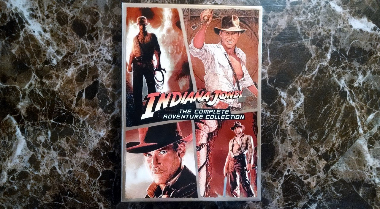 Indiana Jones: The Complete Adventure Collection (Raiders of the Lost Ark / Temple of Doom / Last Crusade / Kingdom of the Crystal Skull) used book depot