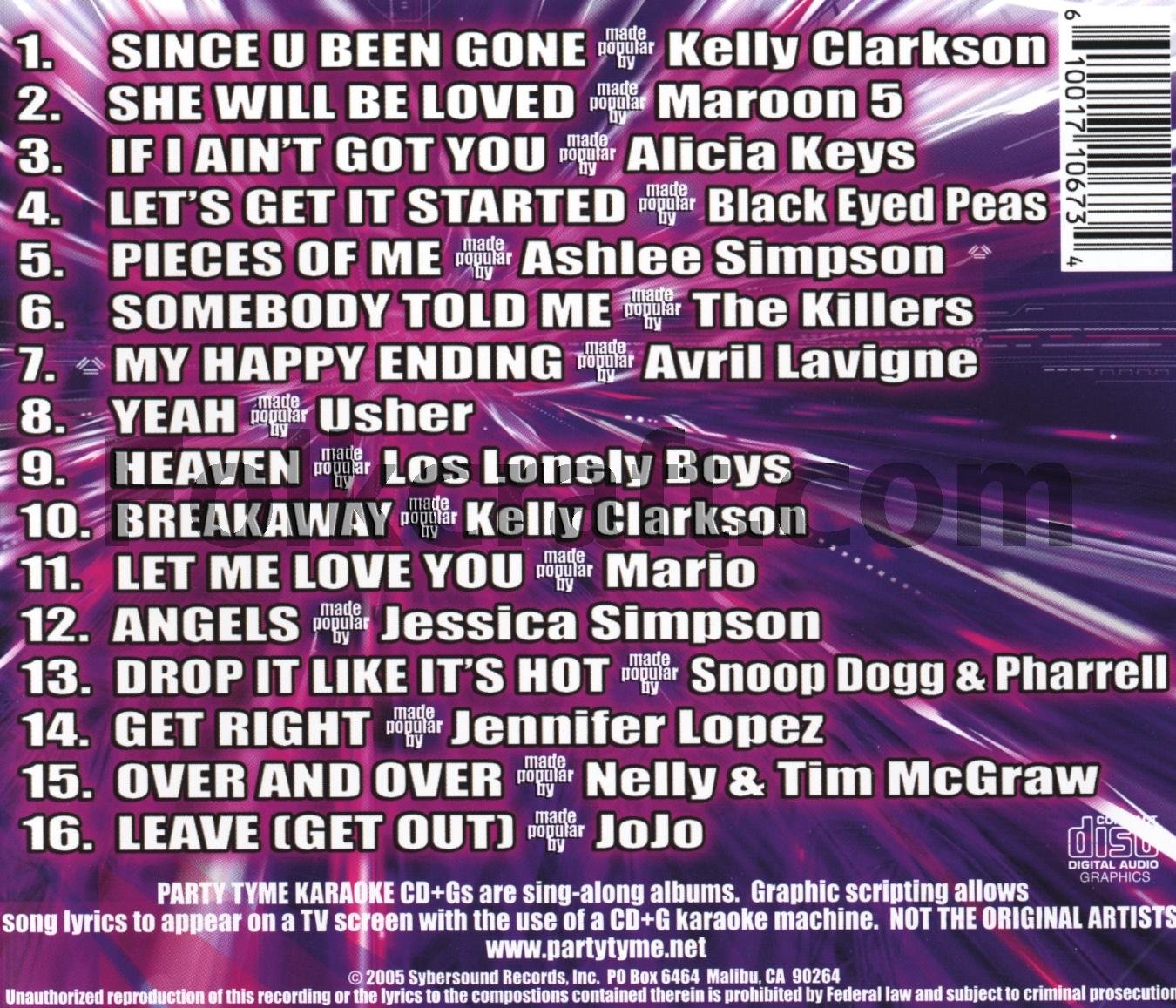 Party Tyme Karaoke: Super Hits 7 used book depot