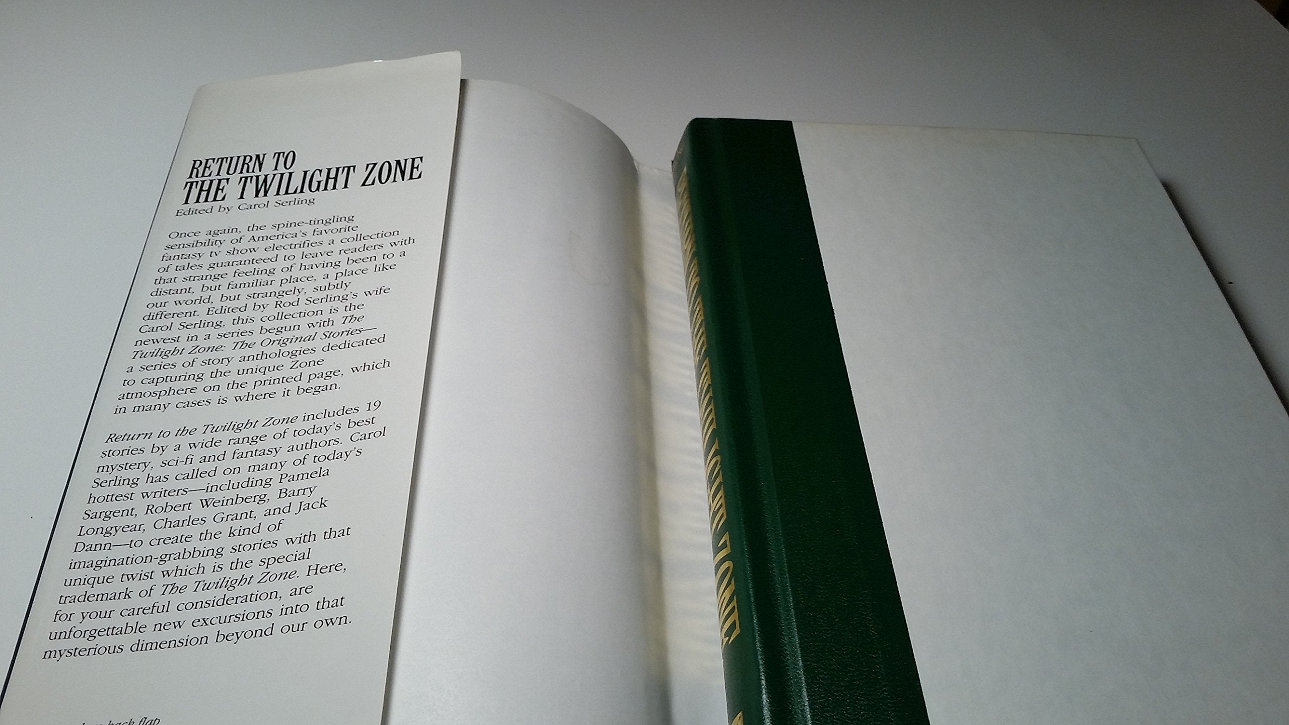 Return to the Twilight Zone: Nineteen Nerve Shattering Stories used book depot