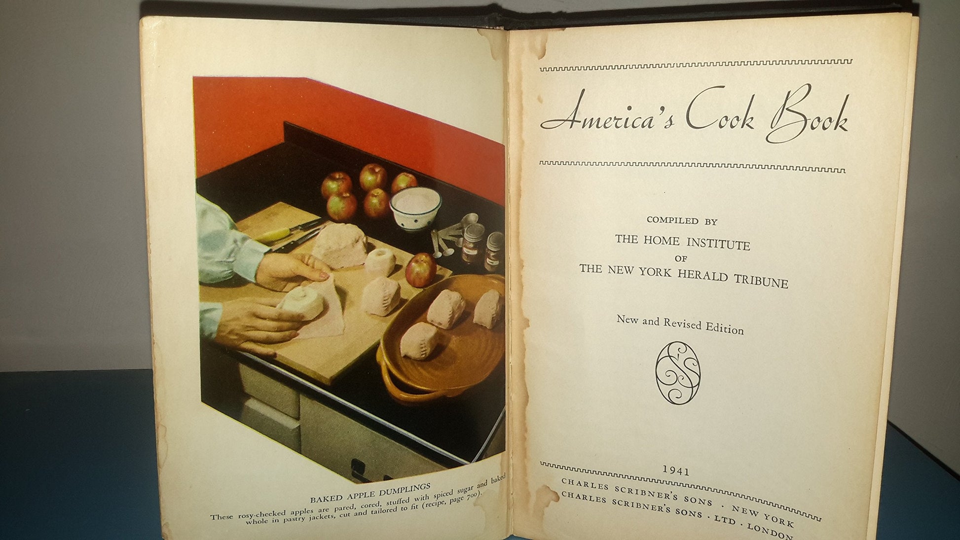 America's Cook Book 1943 Hardcover New York Herald Tribune Home Institute used book depot
