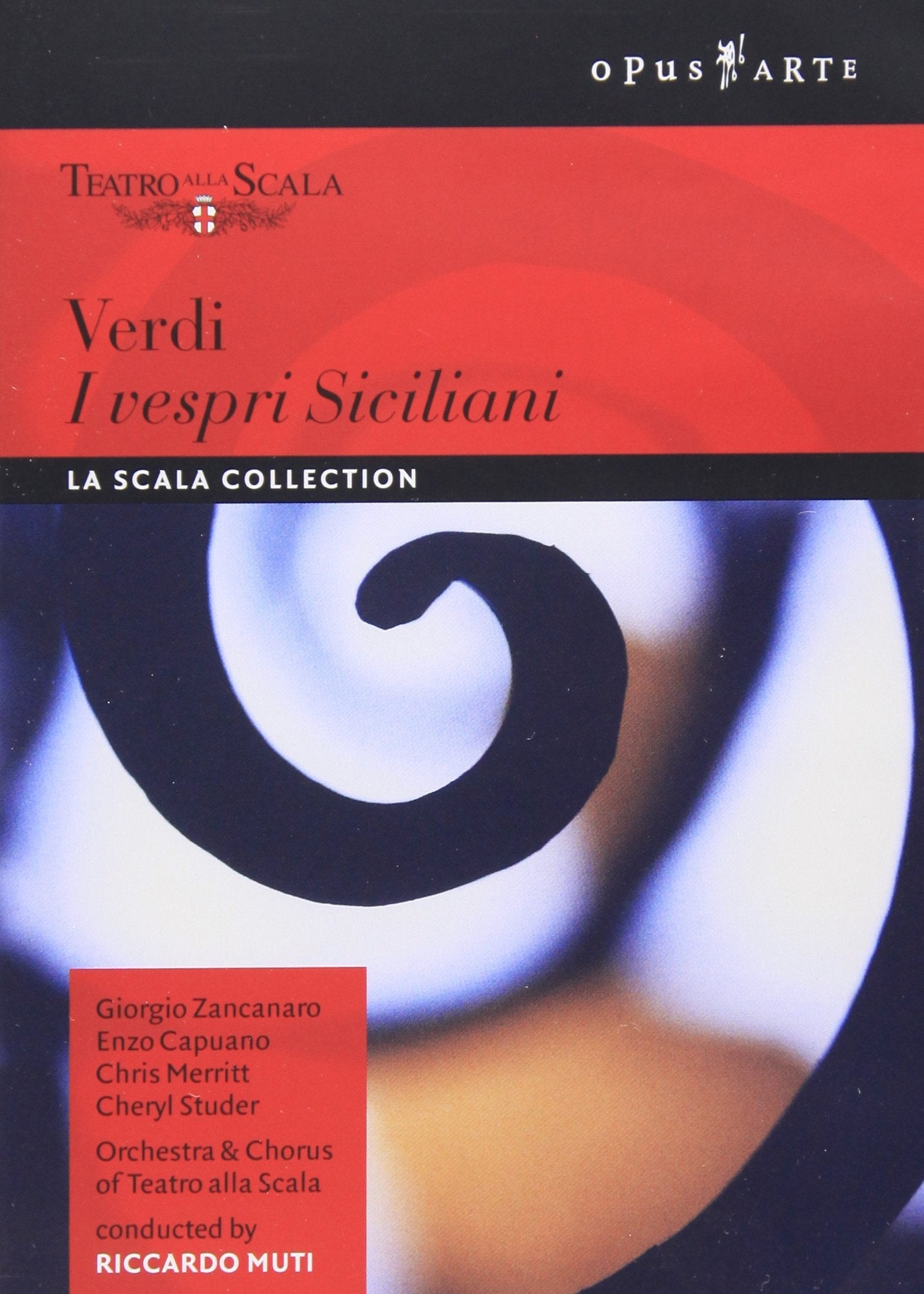 Verdi - I Vespri Siciliani / Merritt, Studer, Furlanetto, Zancanaro, Musinu, Banditelli, Gavazzi, Muti, La Scala Opera used book depot
