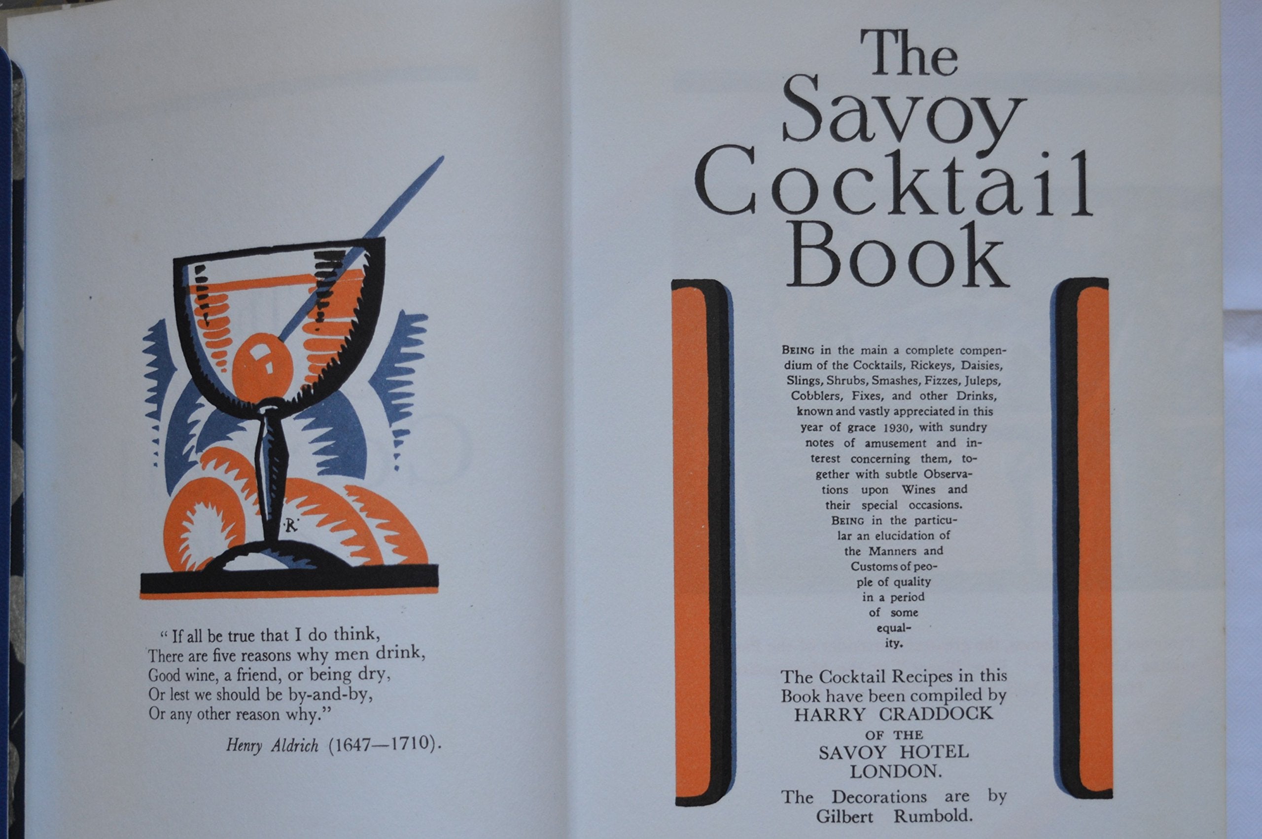 Savoy Cocktail Book used book depot