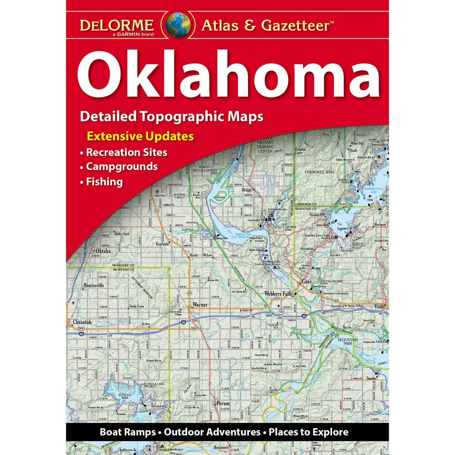 Oklahoma Atlas & Gazetteer used book depot