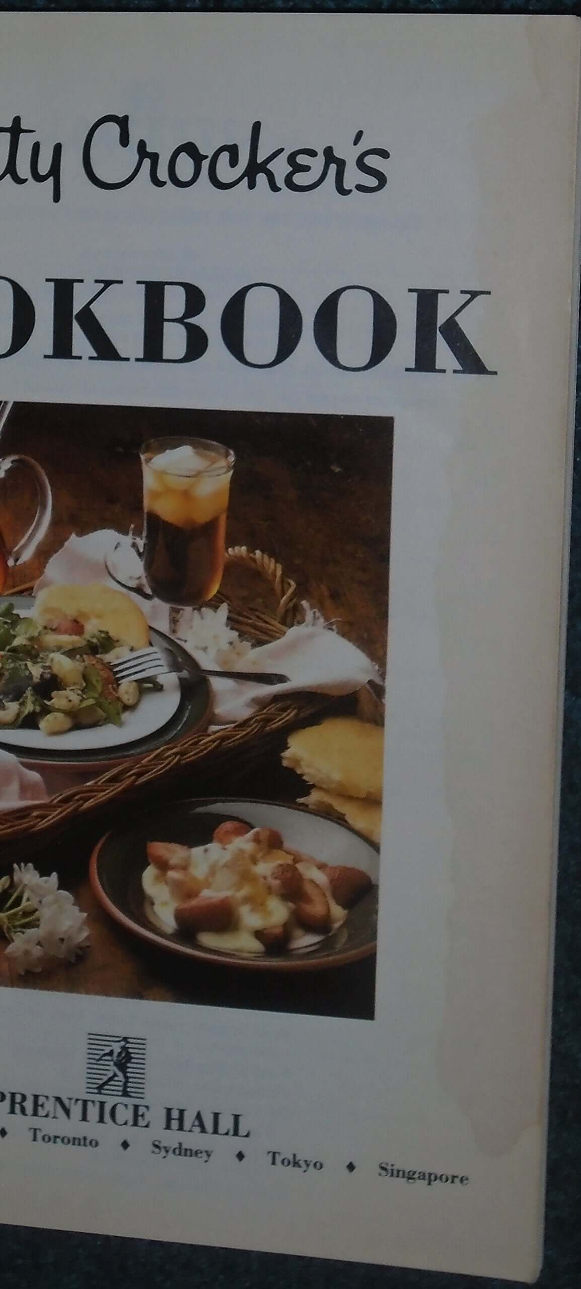 Betty Crocker's 40th Anniversary Edition Cookbook used book depot