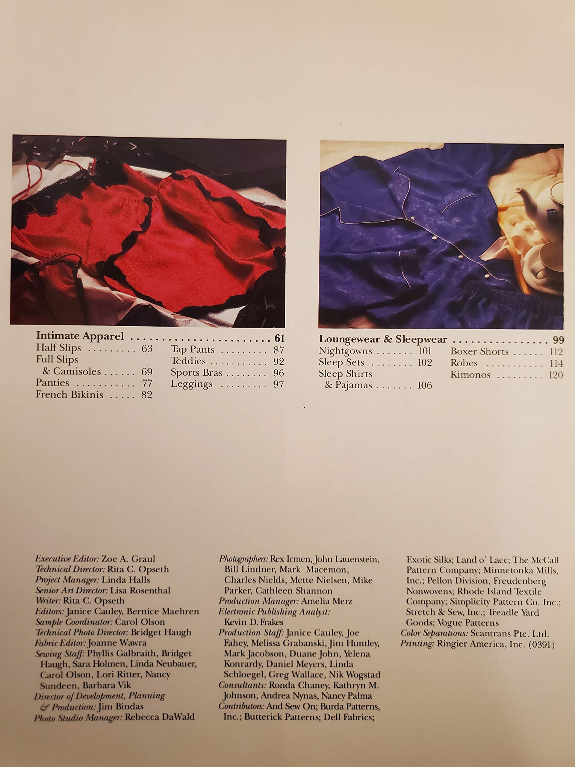 Sewing Lingerie (Singer Sewing Reference Library) used book depot