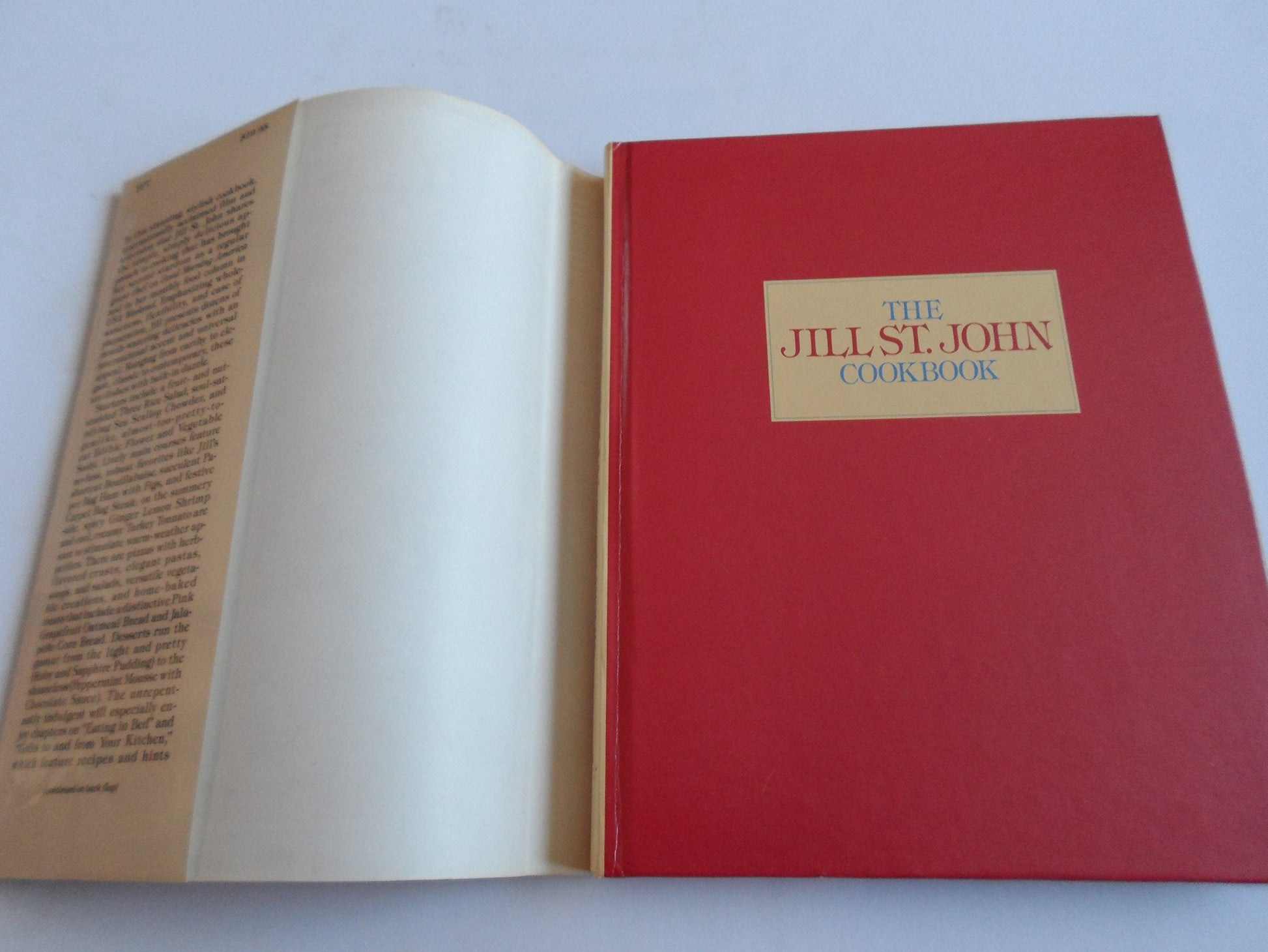 Jill St. John Cookbook used book depot